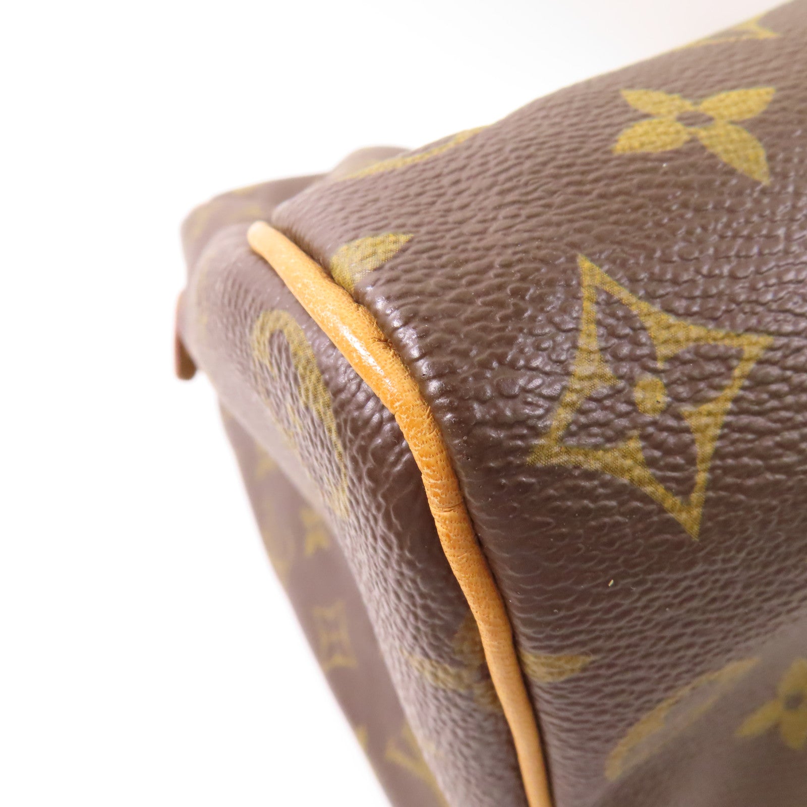 LOUIS VUITTON Monogram Speedy 35金扣手挽袋
