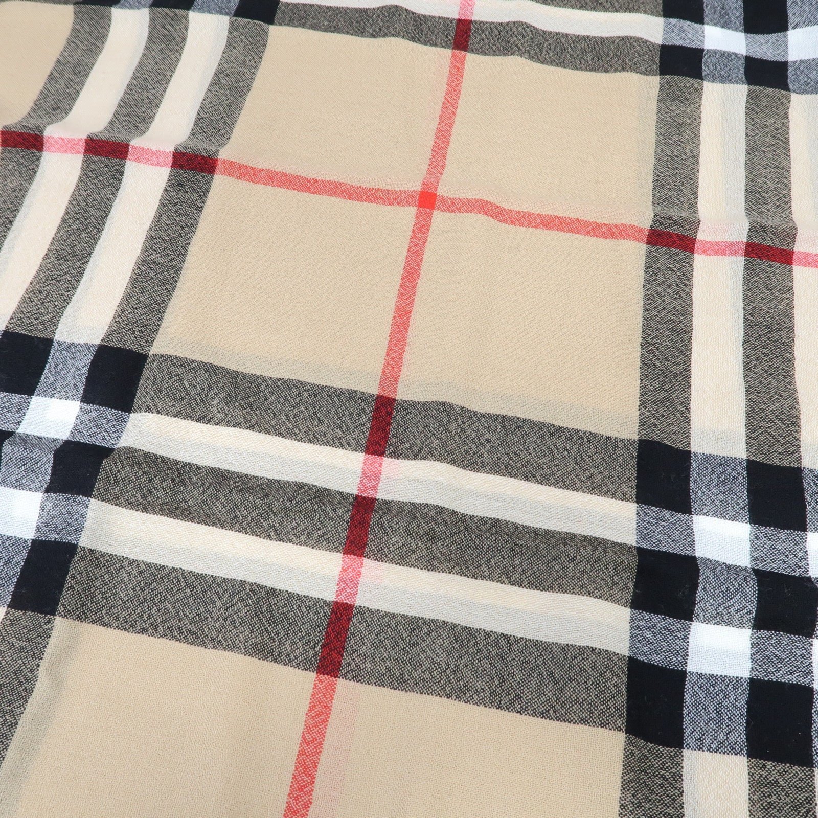 BURBERRY 羊絨Scarf圍巾啡色