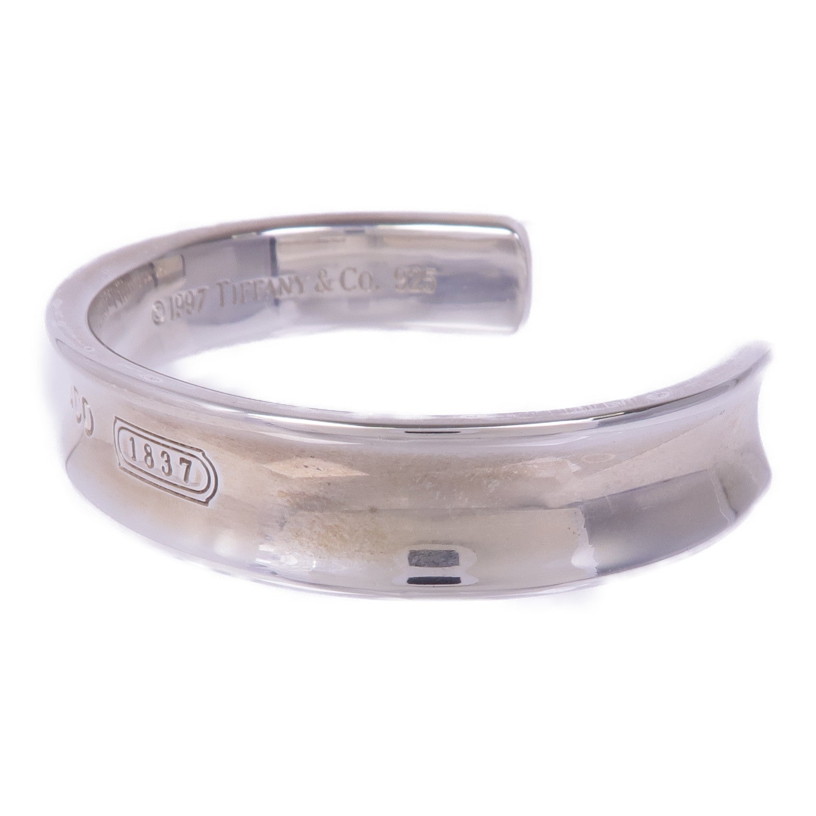 TIFFANY＆CO 925純銀1837 Cuff手鐲