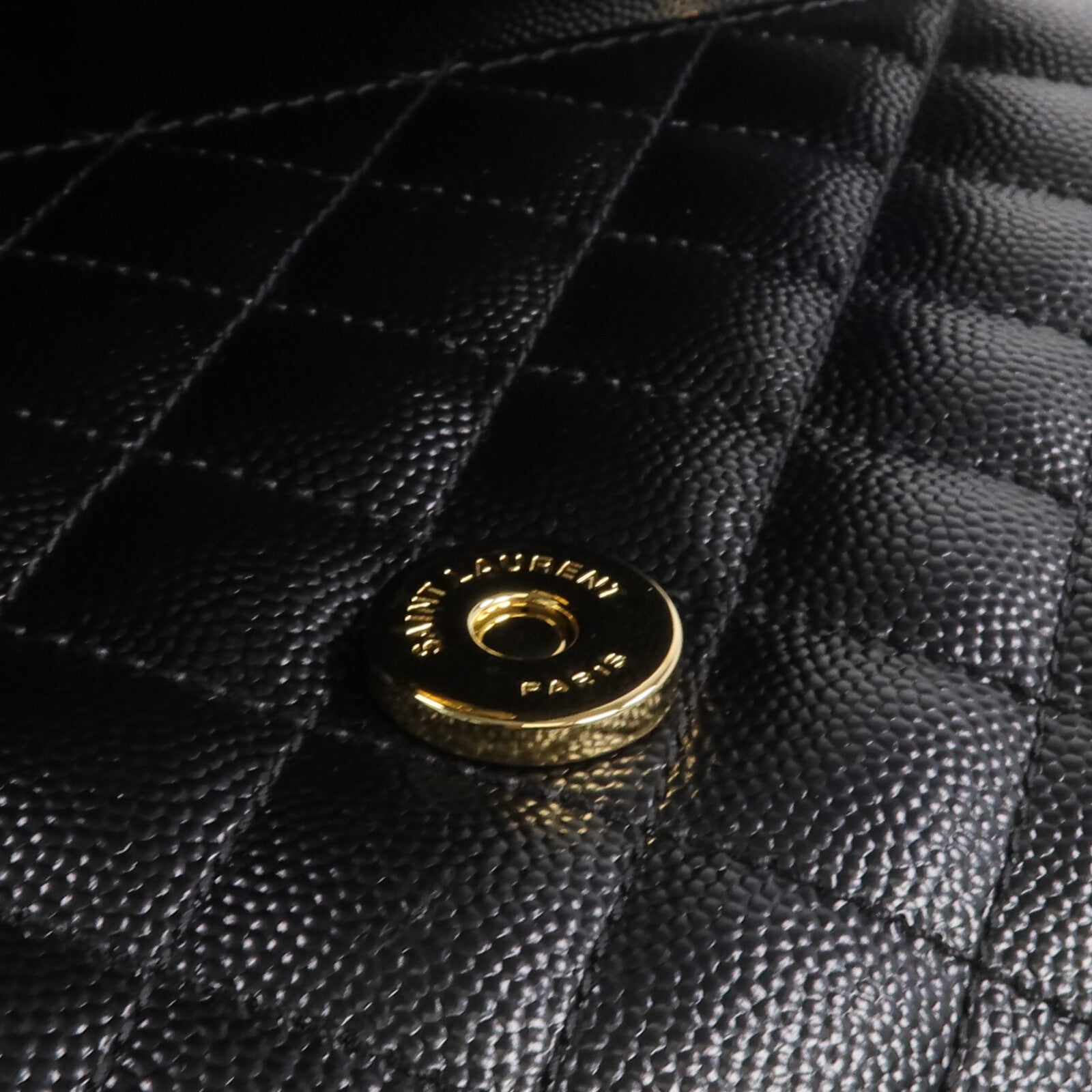 SAINT LAURENT 牛皮皮革Envelope Small Bag金扣鏈帶肩背袋
