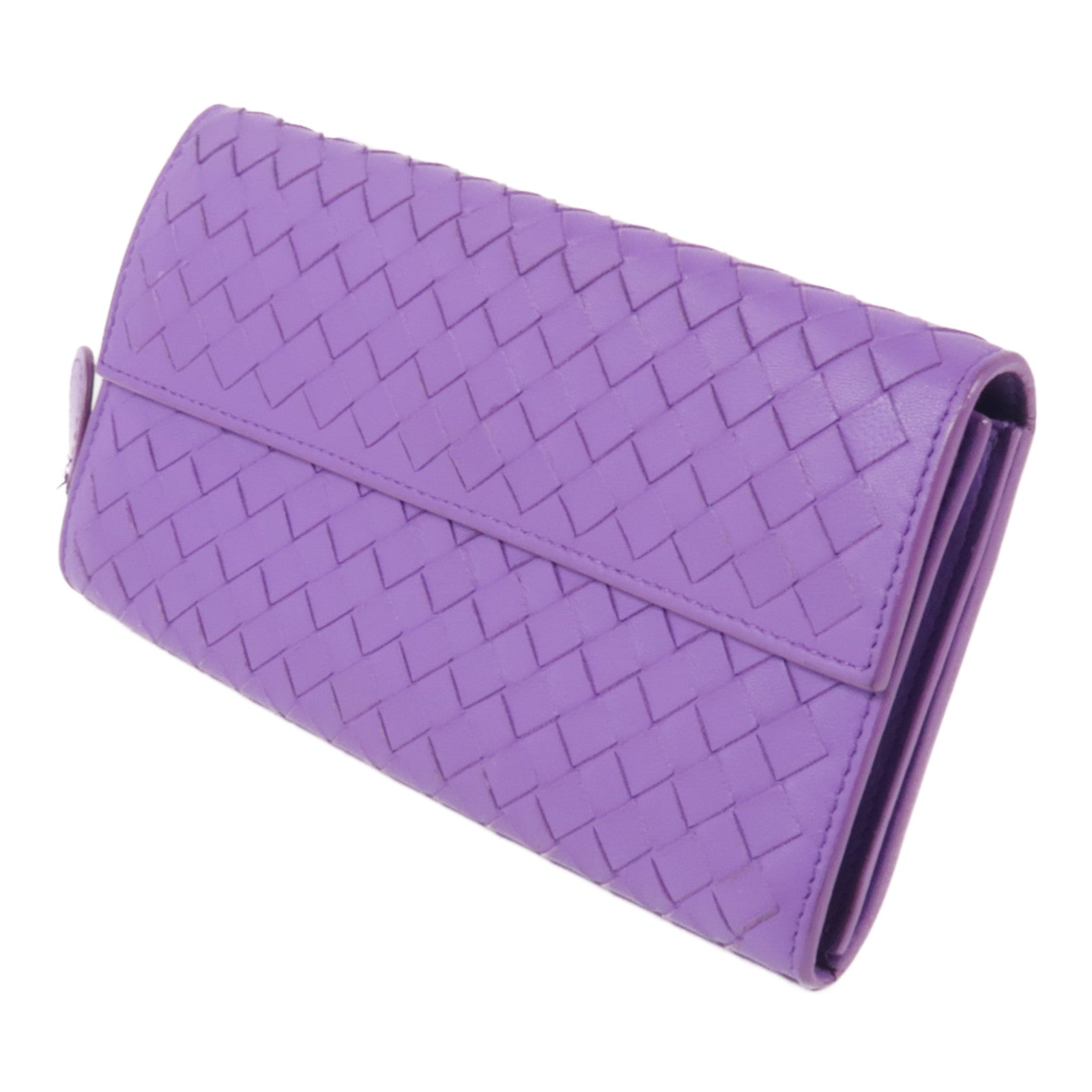 BOTTEGA VENETA 織紋皮革Long Wallet長錢包