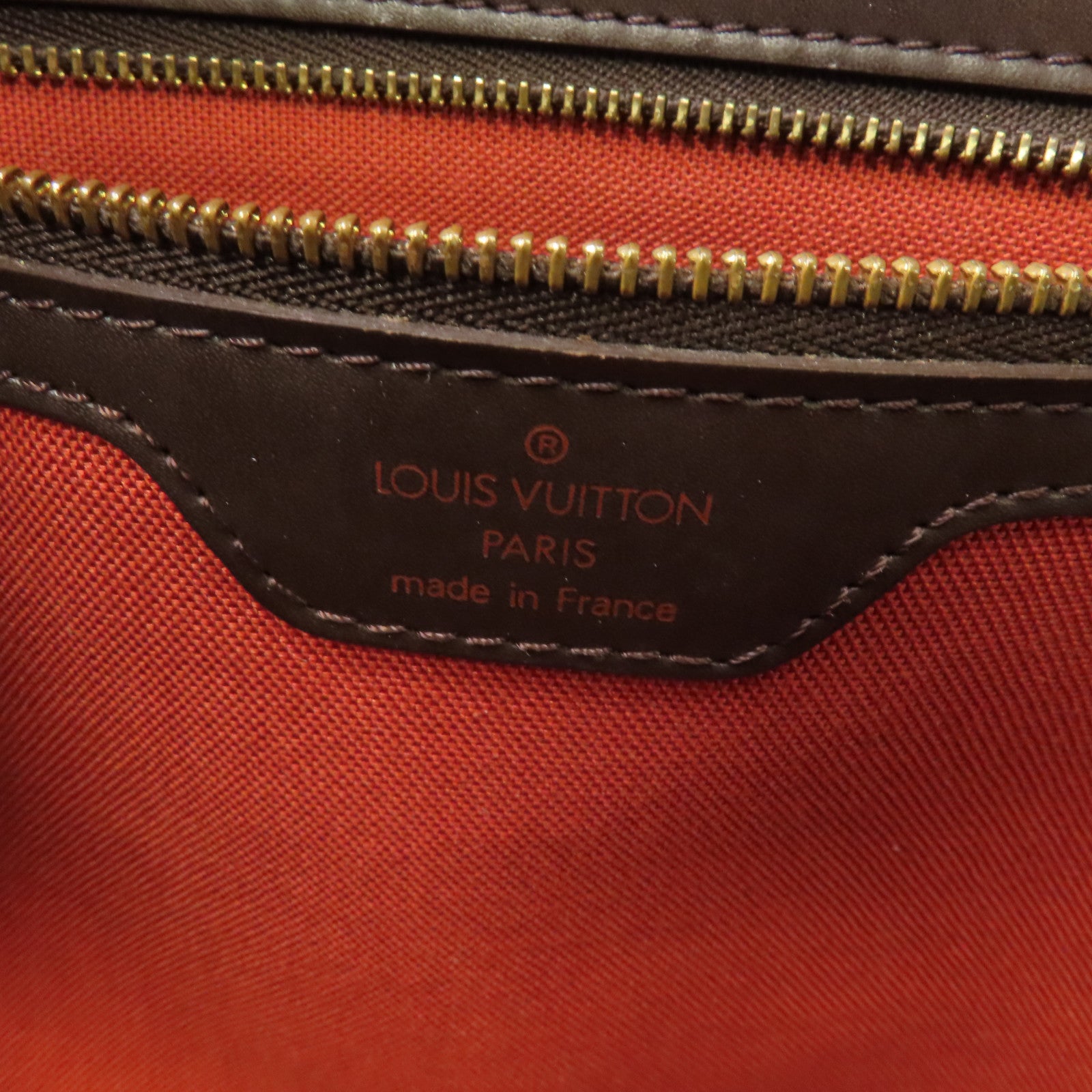 LOUIS VUITTON Damier Ebene Nolita金扣肩背袋啡色