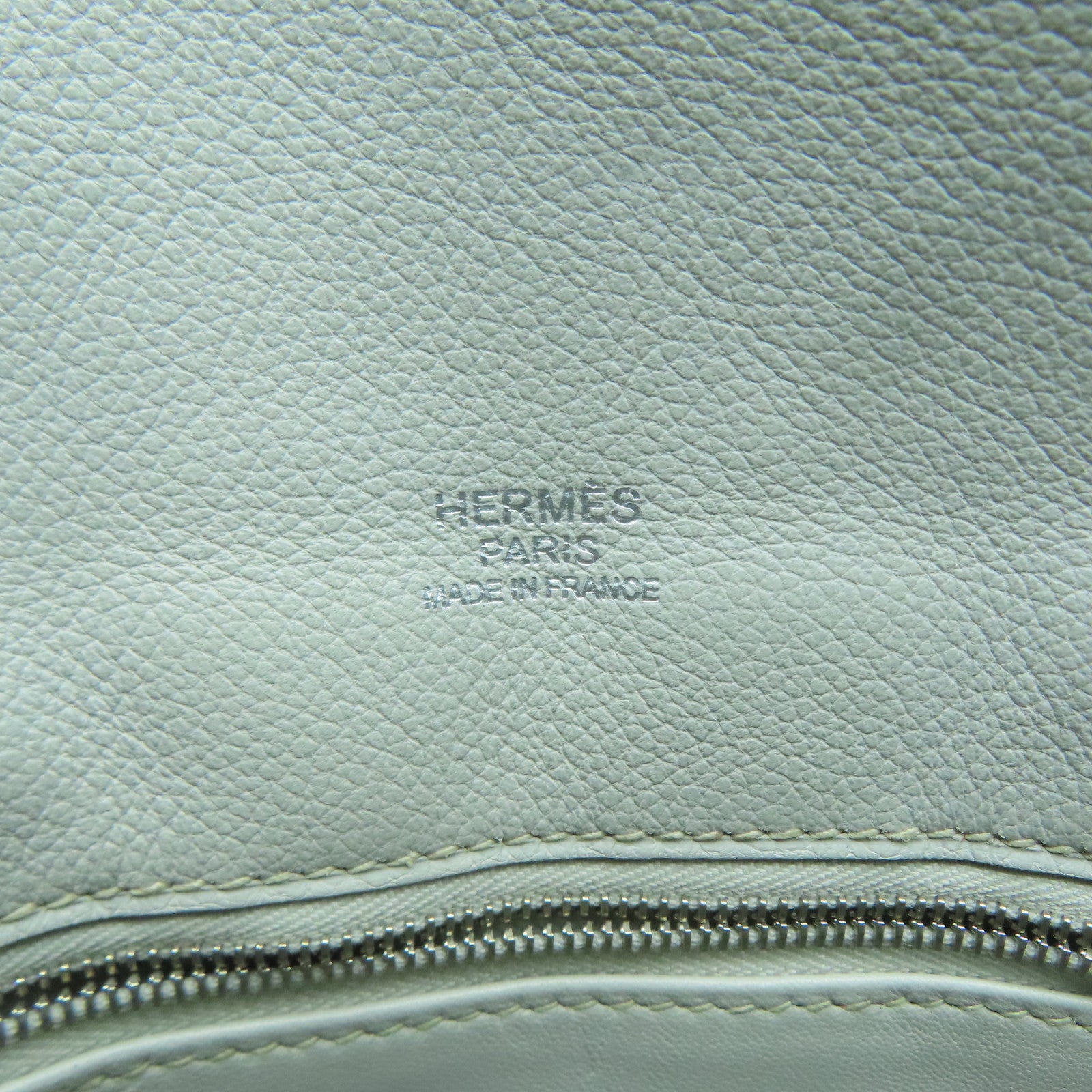 HERMES 【激減優惠】Evercolor皮革Mini Berline銀扣肩背袋藍色