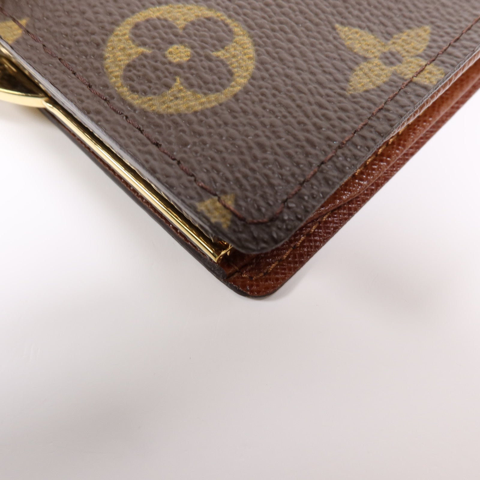 LOUIS VUITTON Monogram Porte Monnaie Viennois金扣錢包