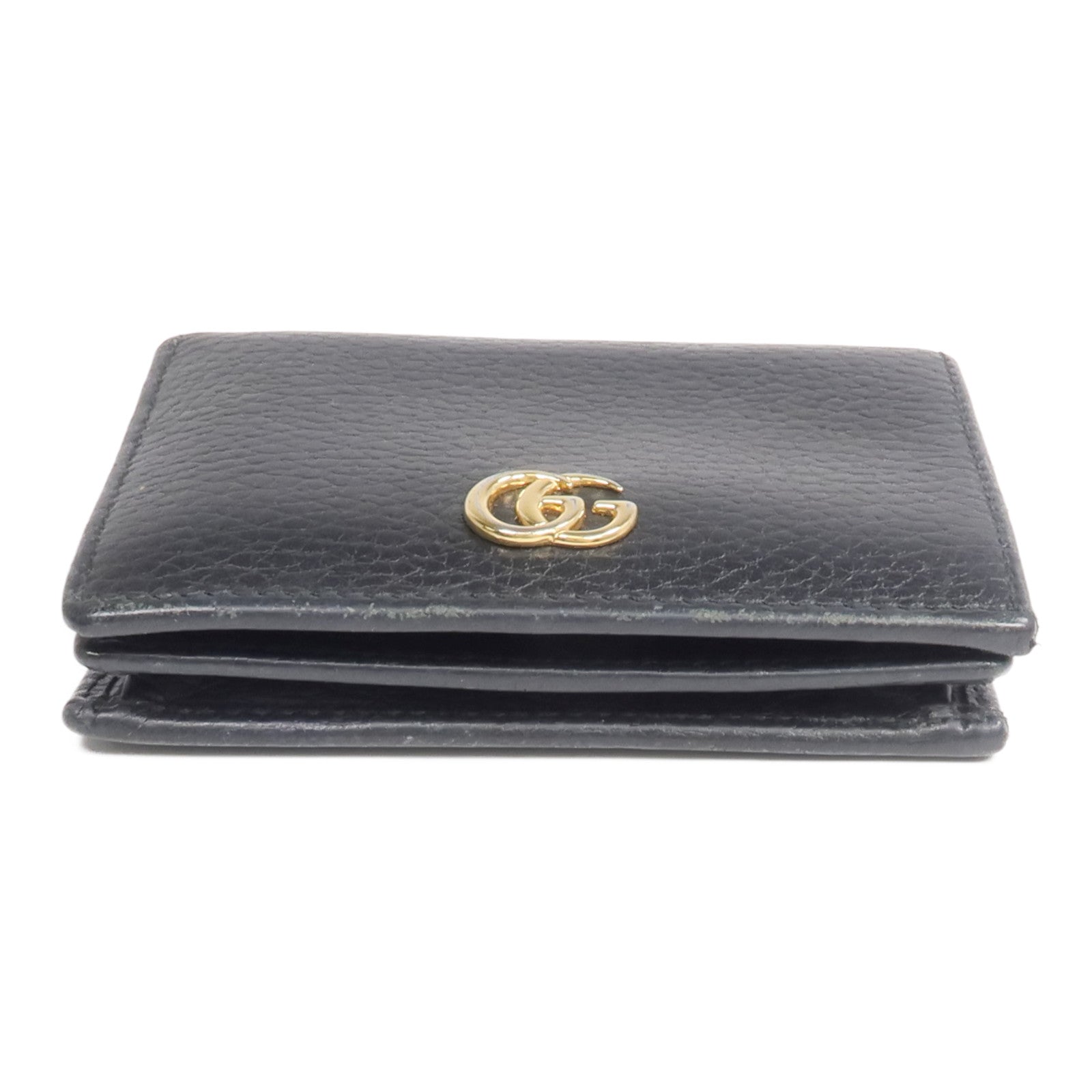 GUCCI 牛皮皮革GG Marmont Wallet金扣錢包