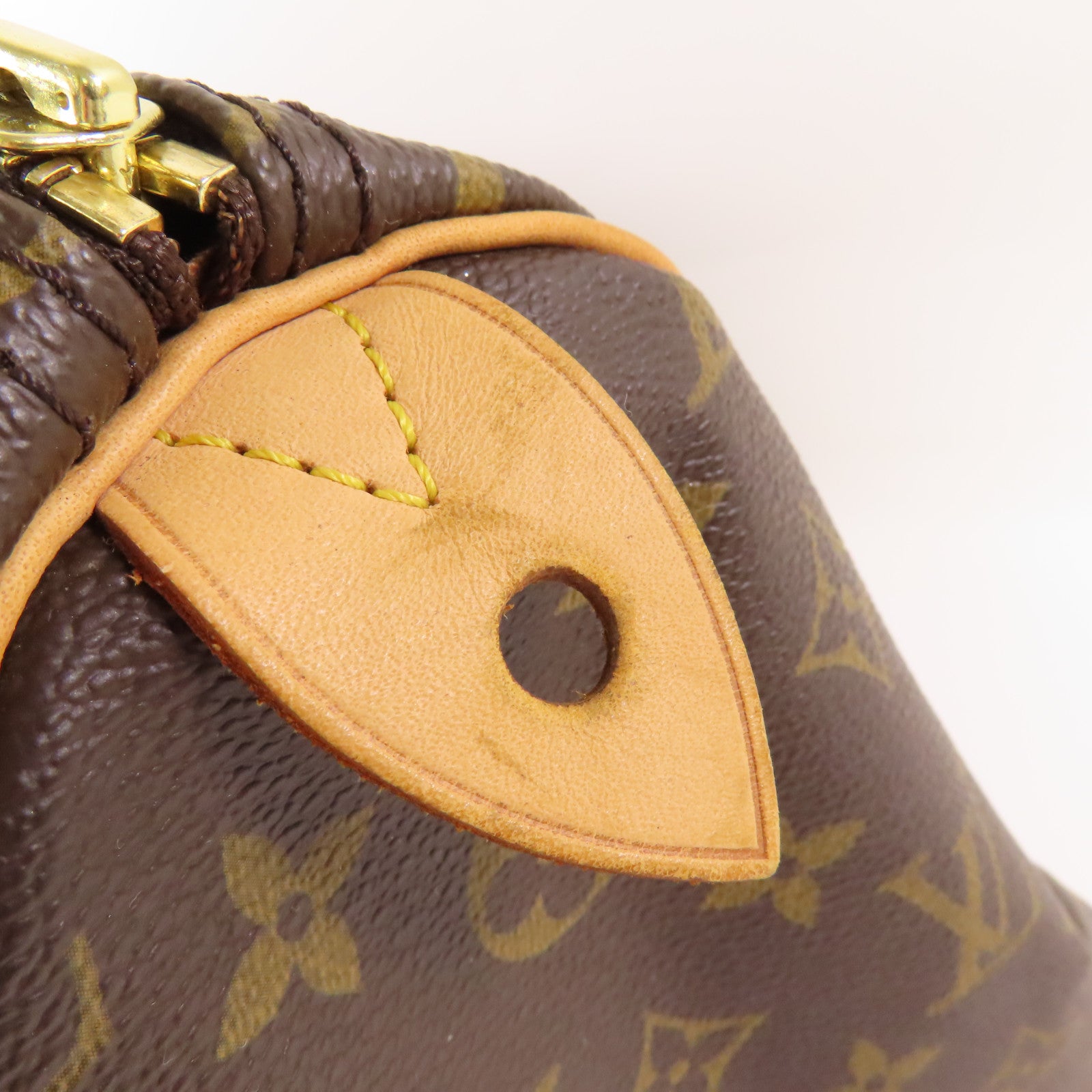 LOUIS VUITTON Monogram Speedy 35金扣手挽袋