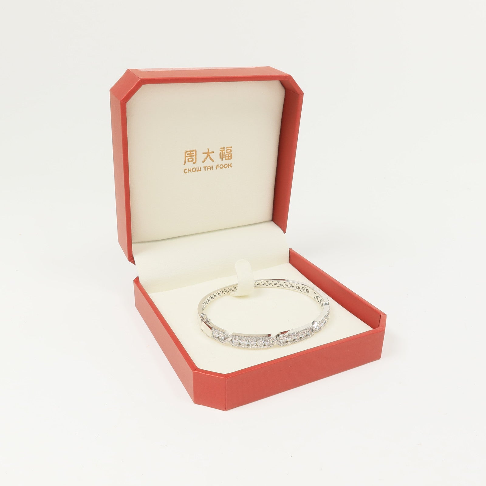 JEWELRY 18K白金Diamond Bracelet鑽石手鐲