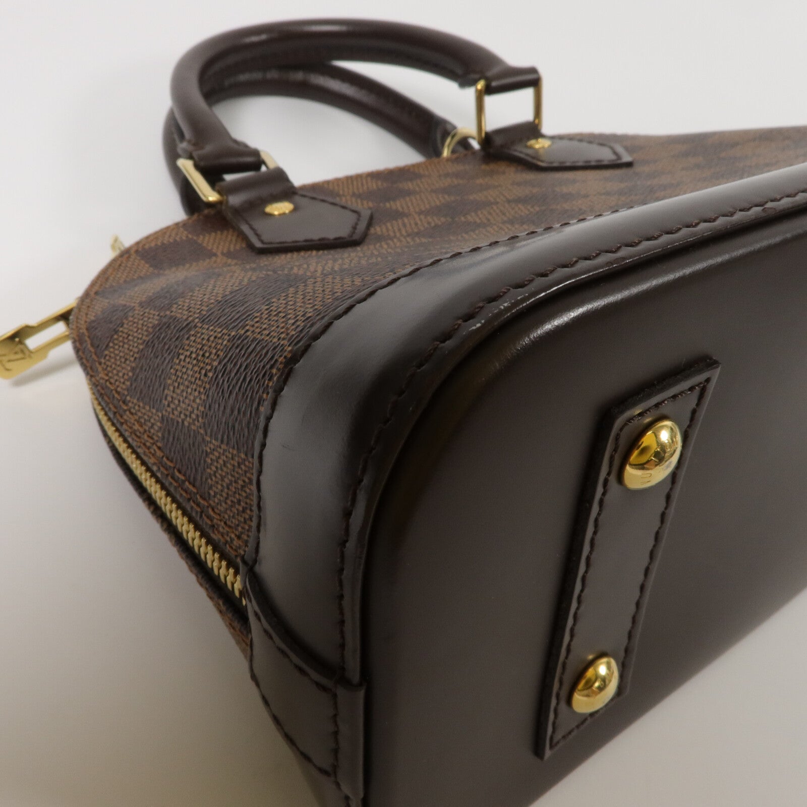 LOUIS VUITTON Damier Alma BB手挽肩背兩用袋