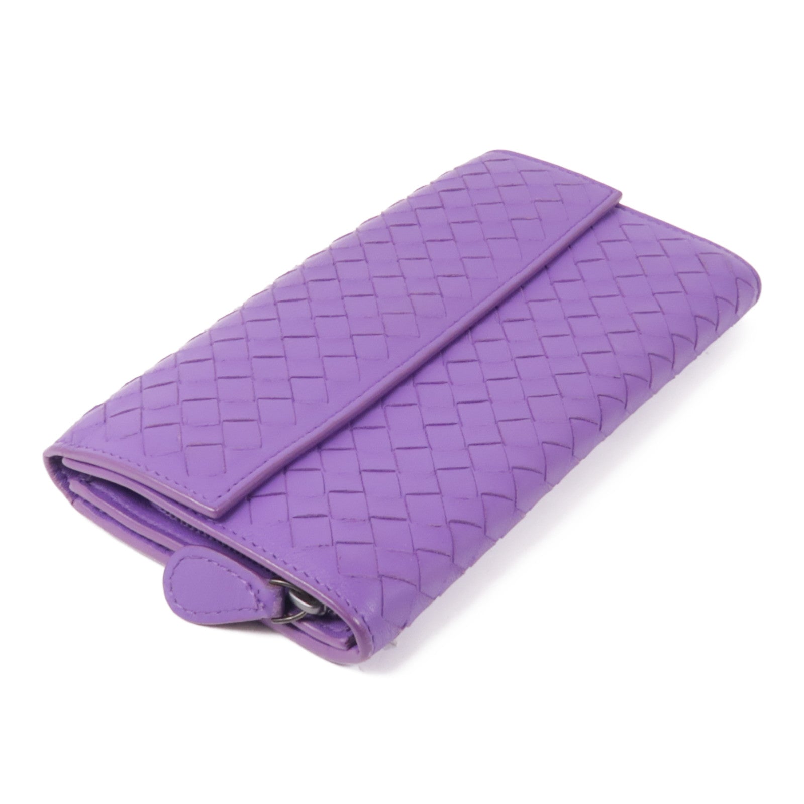 BOTTEGA VENETA 織紋皮革Long Wallet長錢包