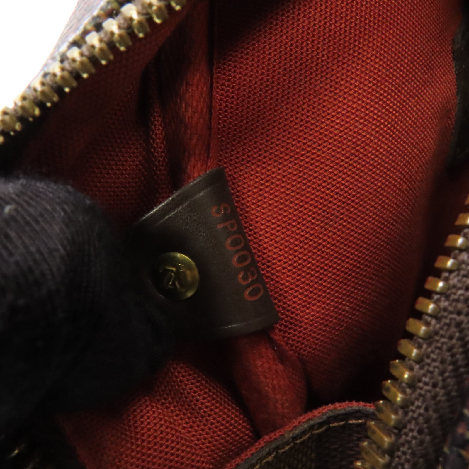 LOUIS VUITTON Damier Ebene Nolita金扣肩背袋啡色