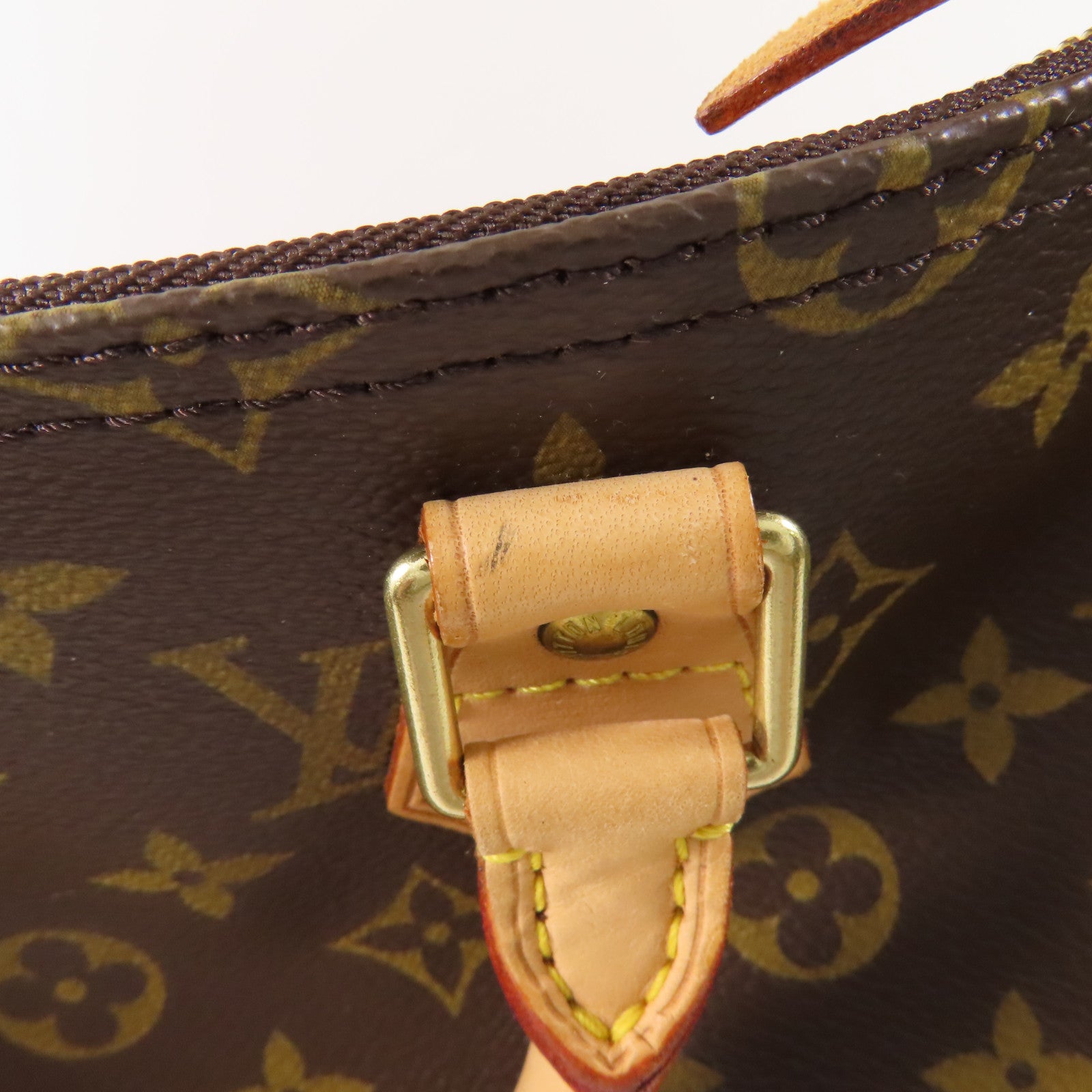 LOUIS VUITTON Monogram Speedy 35金扣手挽袋