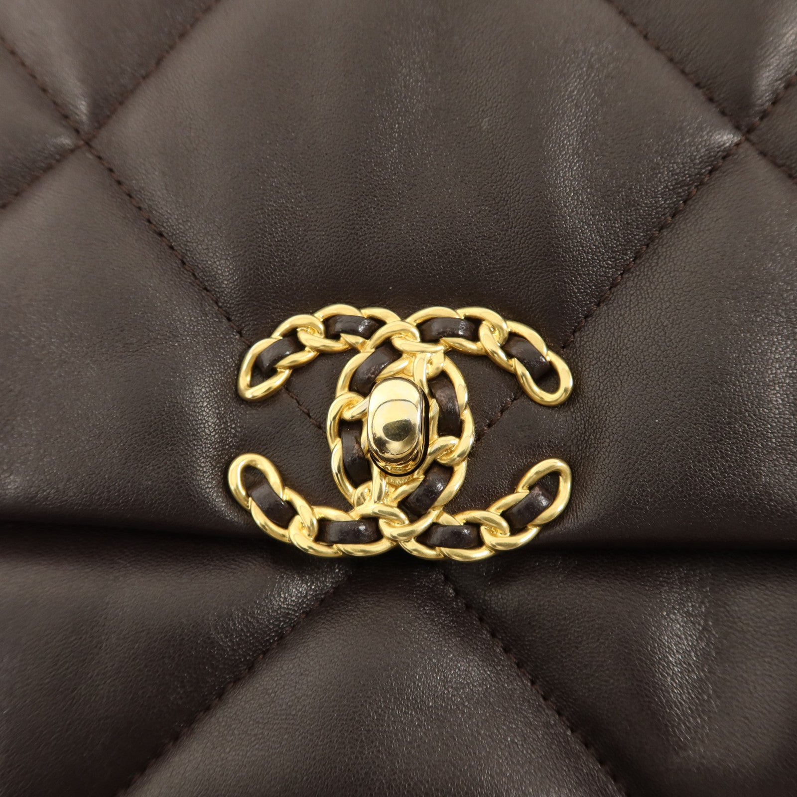 CHANEL 羊皮皮革Chanel 19手挽肩背兩用袋