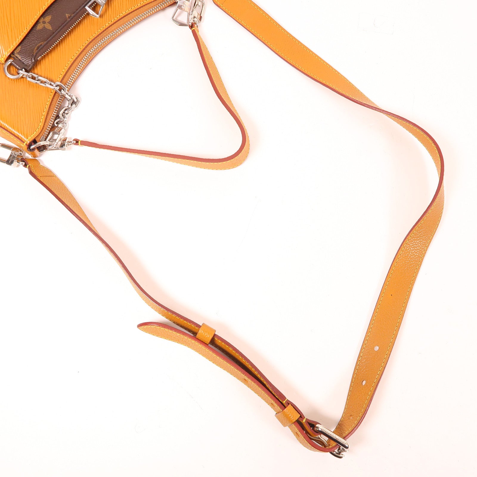 LOUIS VUITTON Epi Marelle銀扣手挽肩背兩用袋