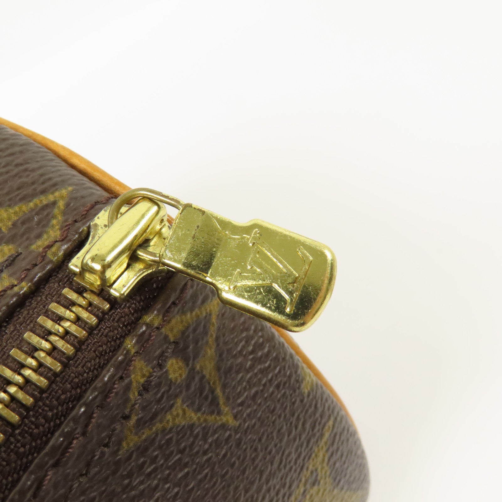 LOUIS VUITTON Monogram Papillon PM金扣手挽袋