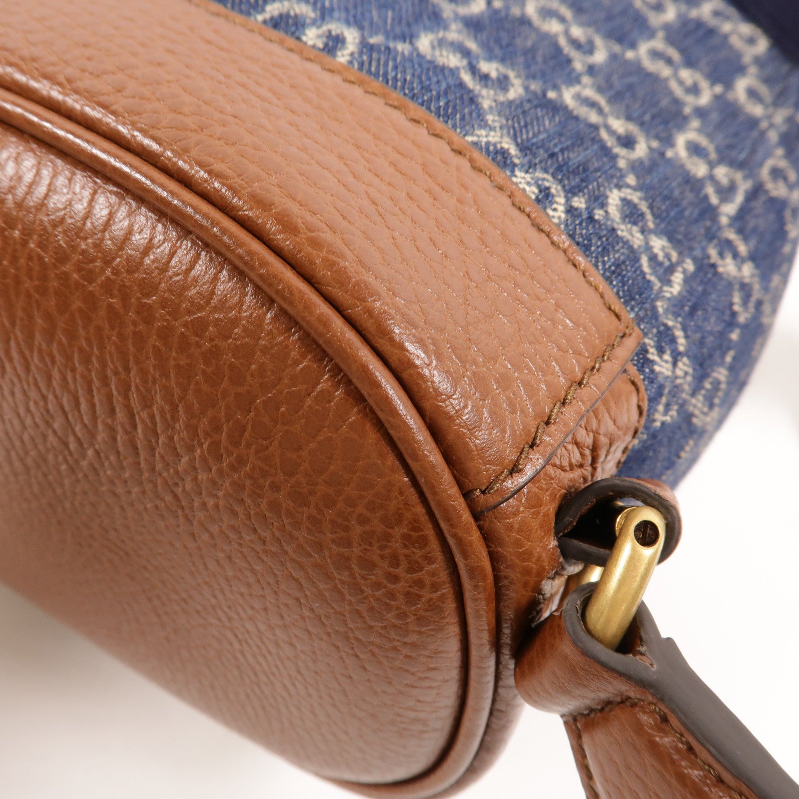 GUCCI Denim/牛皮皮革GG Backpack背包