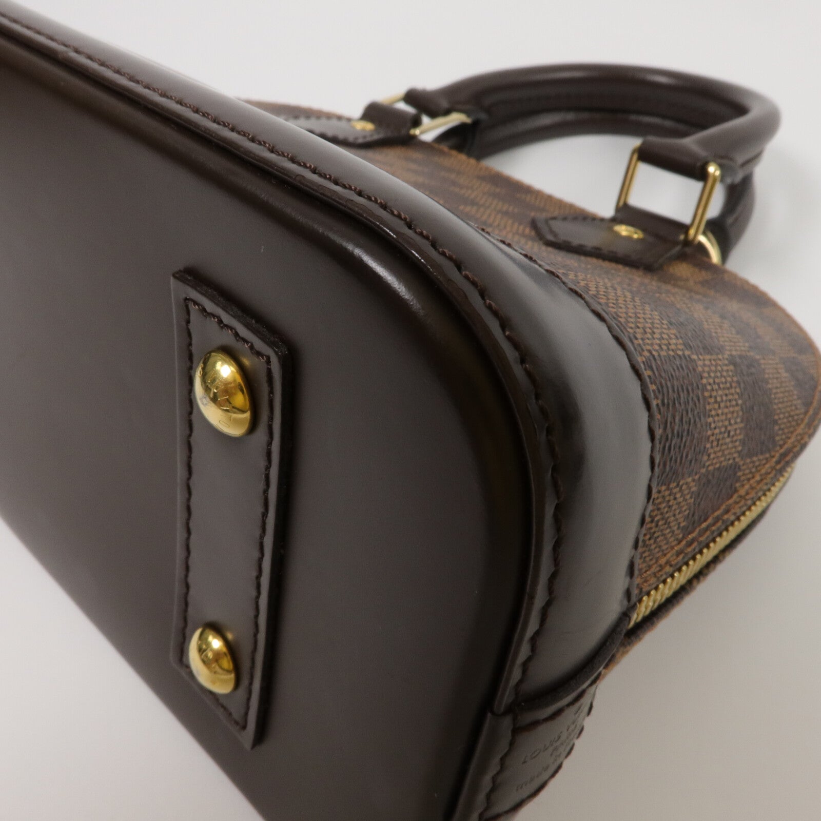 LOUIS VUITTON Damier Alma BB手挽肩背兩用袋