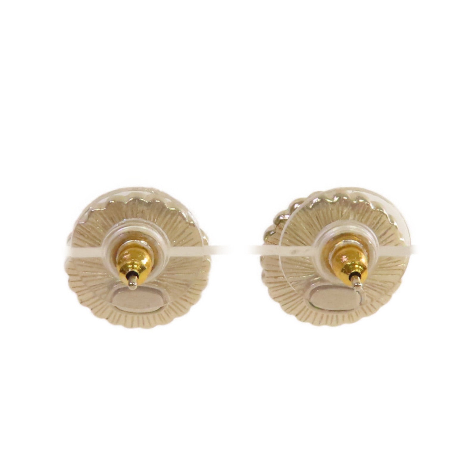 CHANEL 仿珍珠/金屬CC Earrings耳環珍珠色/金色