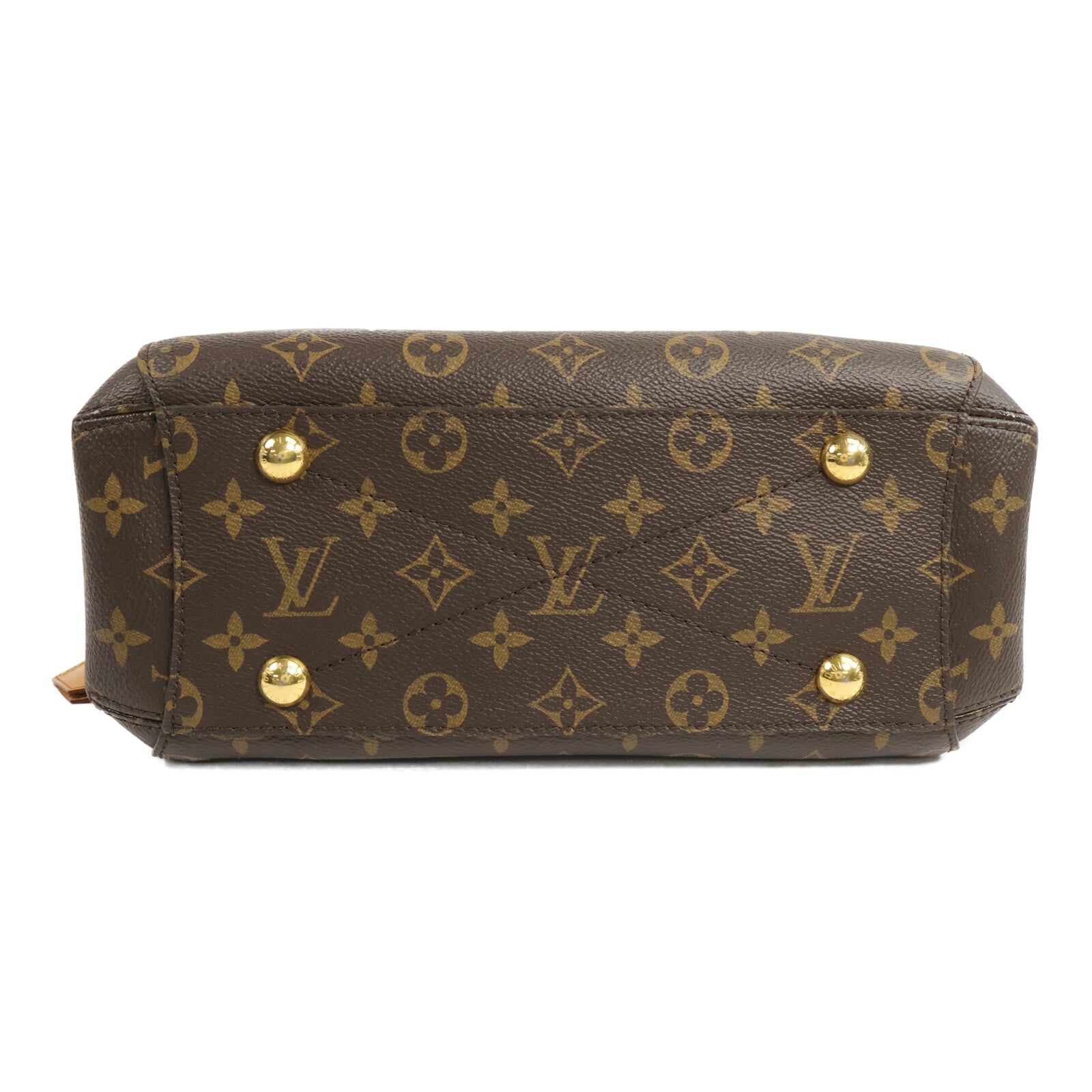 LOUIS VUITTON Monogram Montaigne BB手挽肩背兩用袋棕色