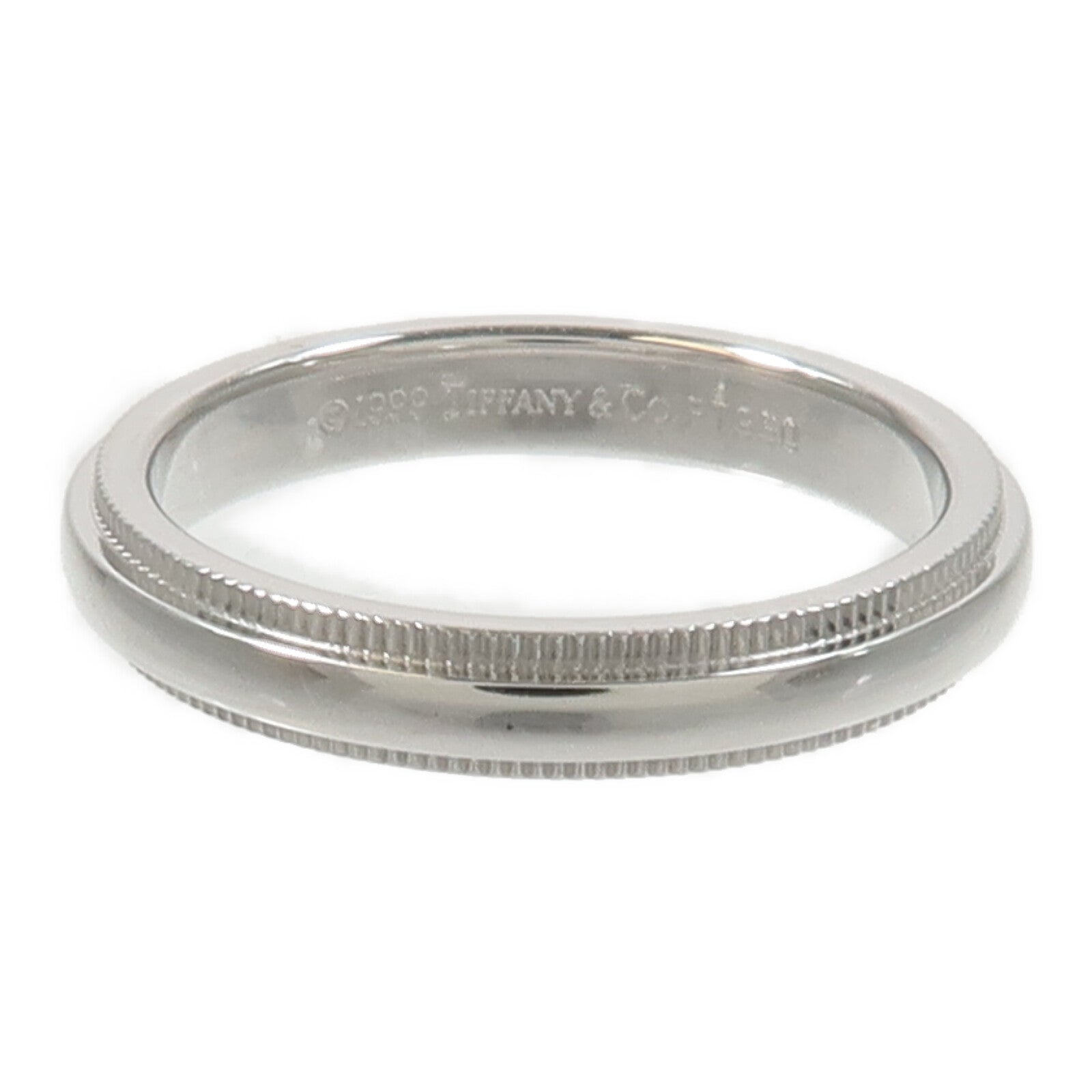 TIFFANY＆CO PT950鉑金Milgrain Band Ring戒指