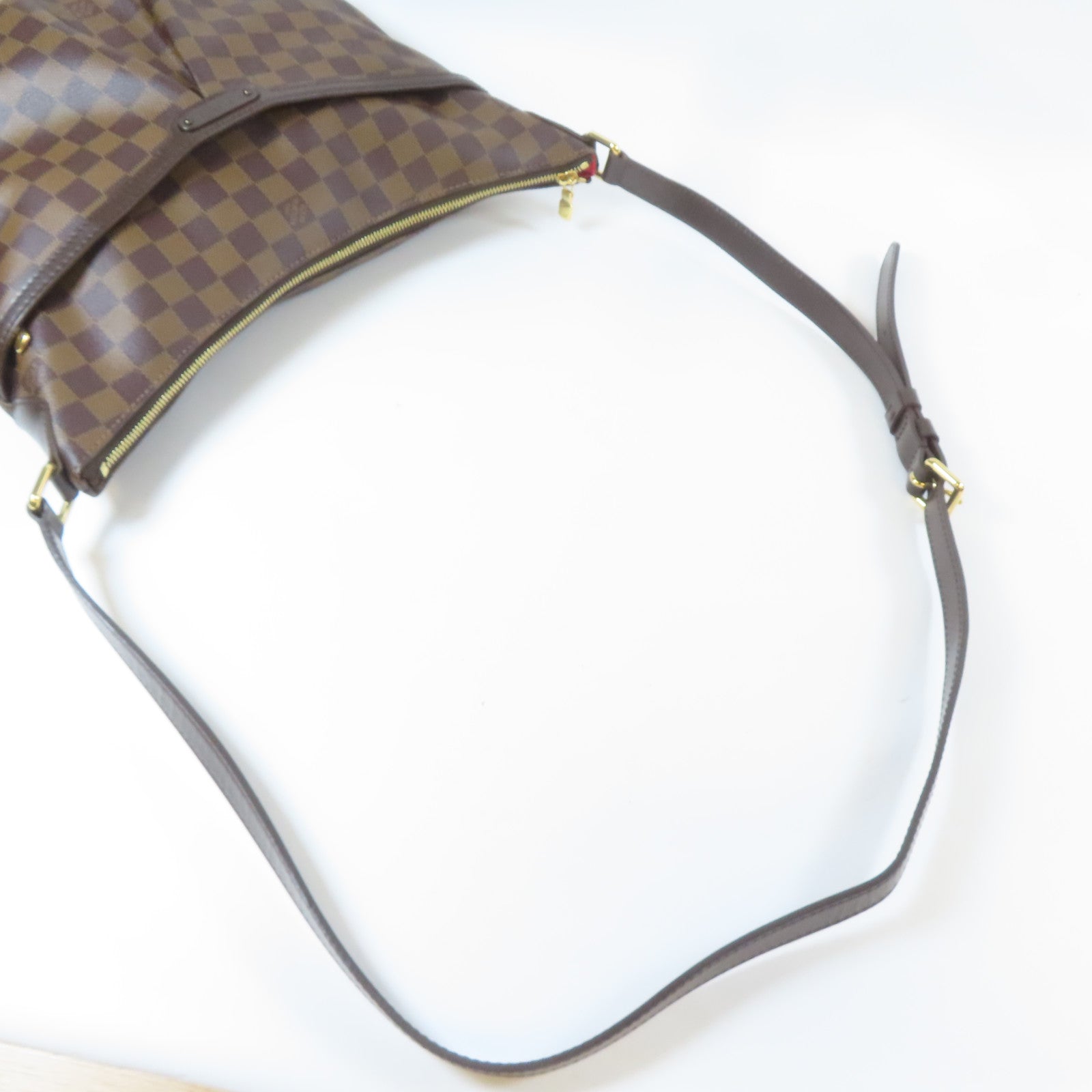 LOUIS VUITTON 【激減優惠】Damier Bloomsbury PM Shoulder Bag金扣肩背袋啡色