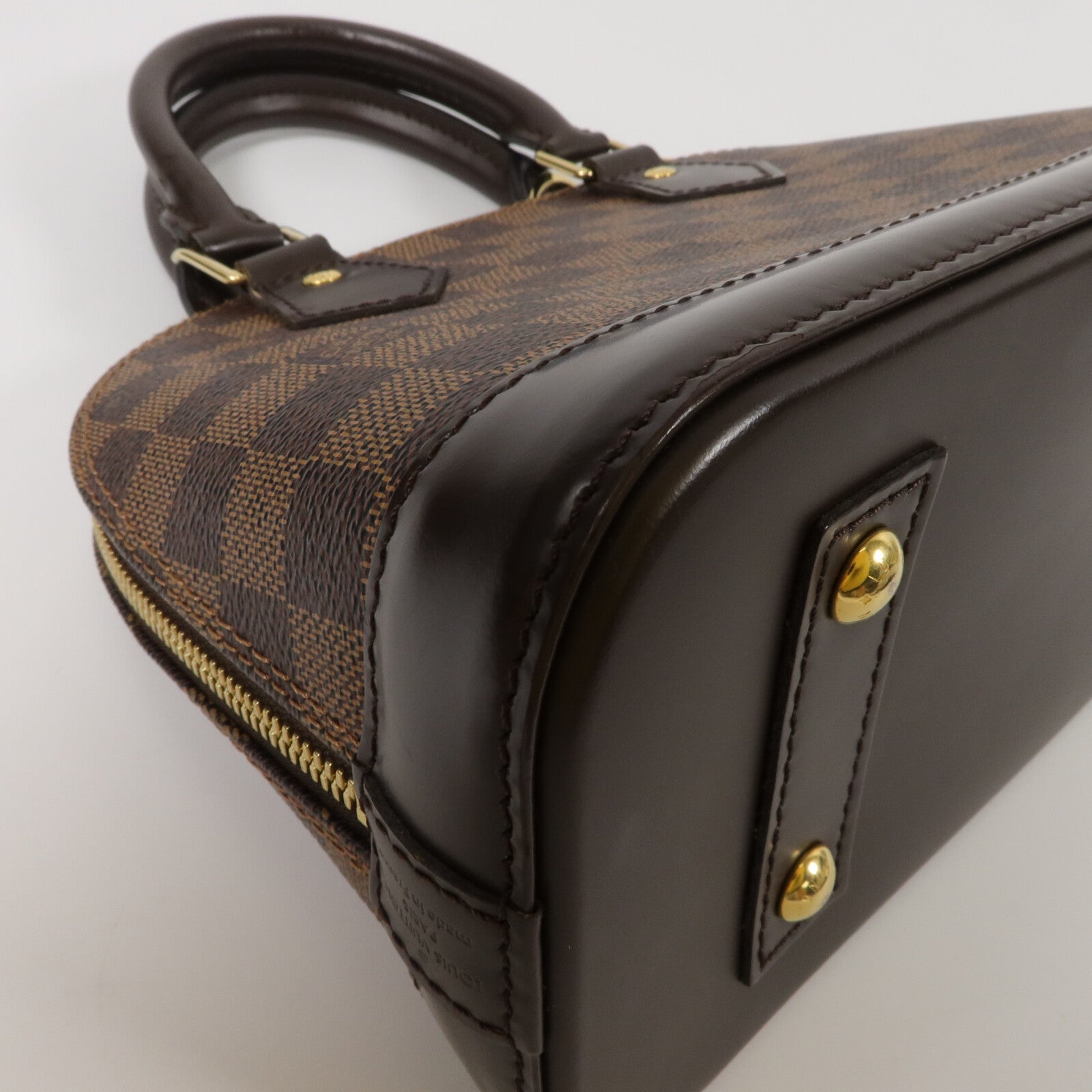 LOUIS VUITTON Damier Alma BB手挽肩背兩用袋