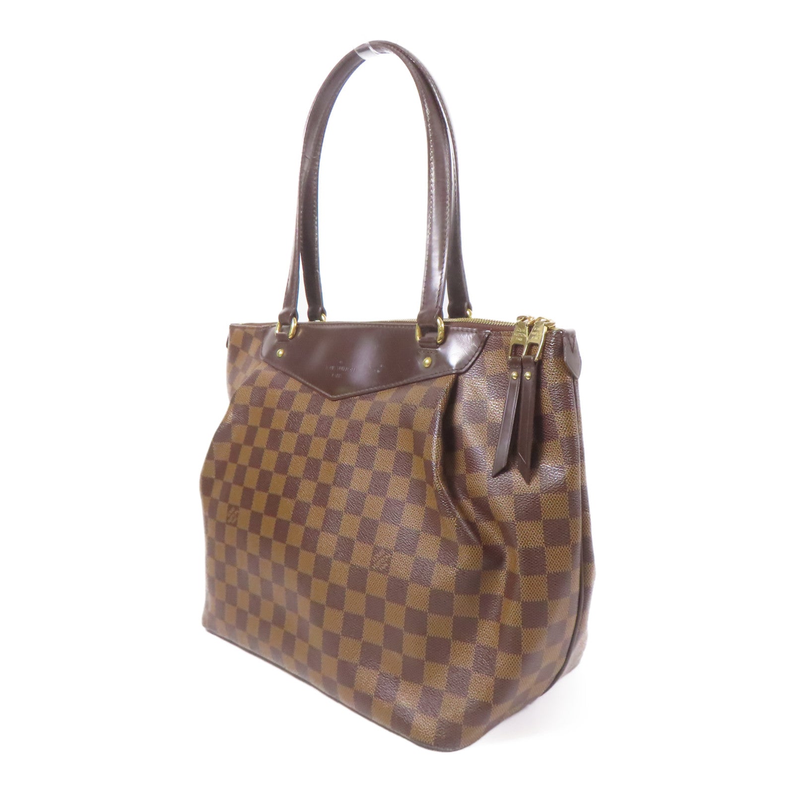 LOUIS VUITTON Damier Westminster GM金扣肩背袋