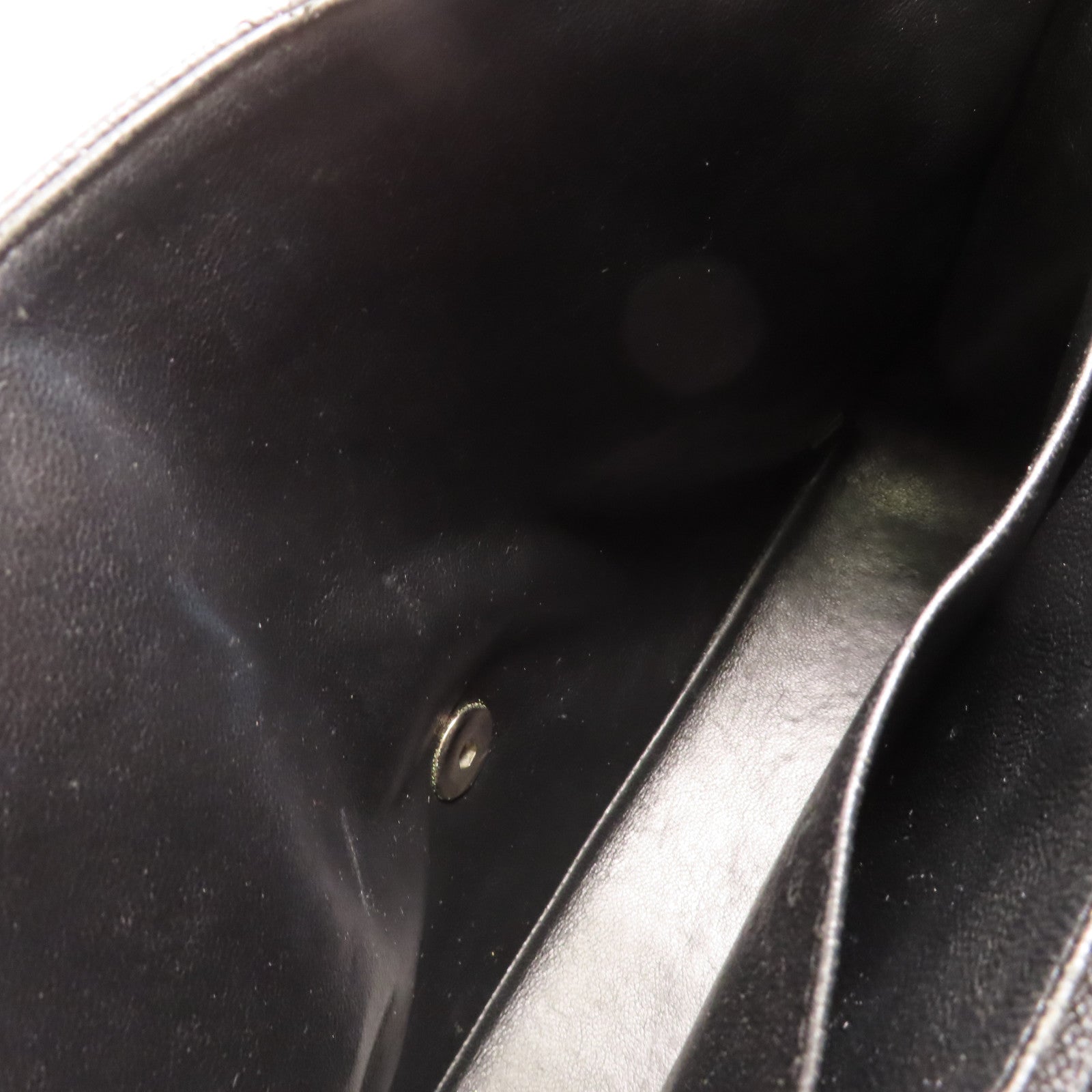 CHANEL 牛皮皮革Large Classic Single Flap銀扣鏈帶肩背袋