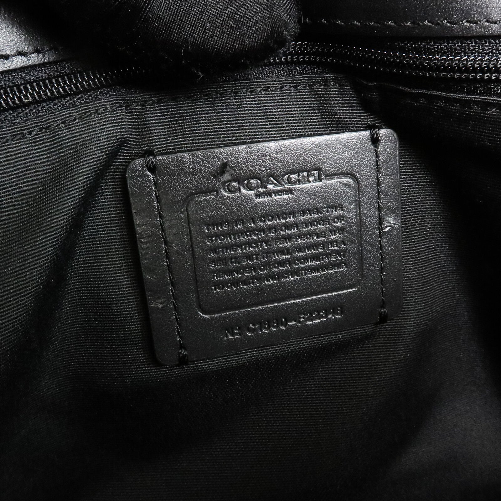 COACH 牛皮皮革2 Way Shoulder手挽肩背兩用袋