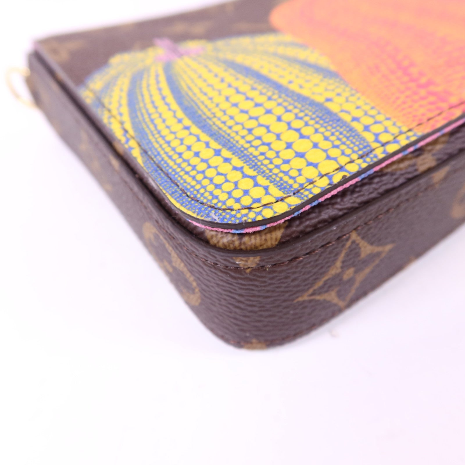 LOUIS VUITTON Monogram LV x YK Felicie Pochette金扣鏈帶肩背袋