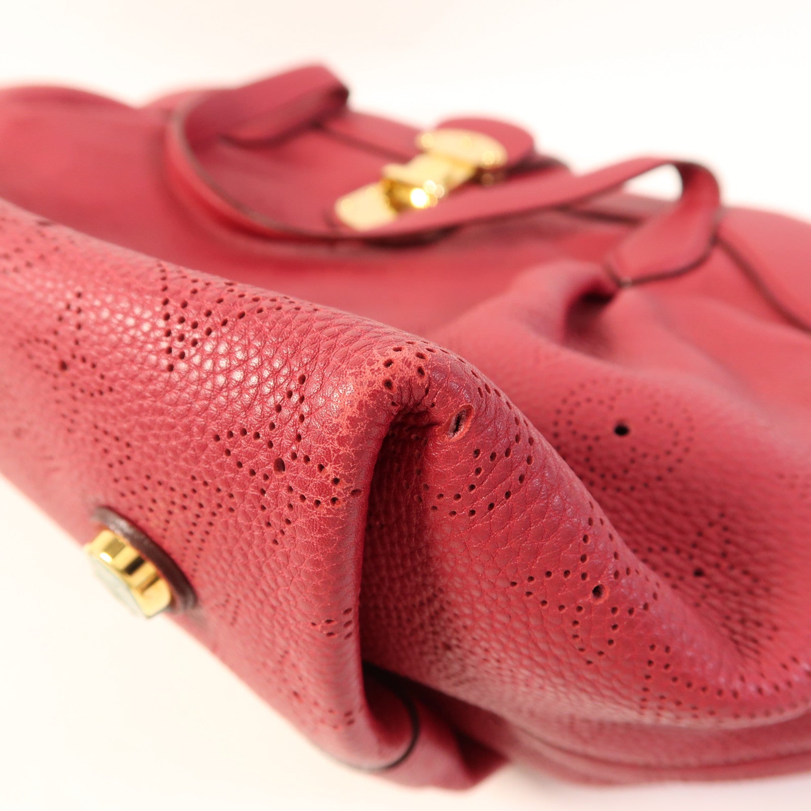 LOUIS VUITTON Mahina Cirrus PM金扣手挽袋