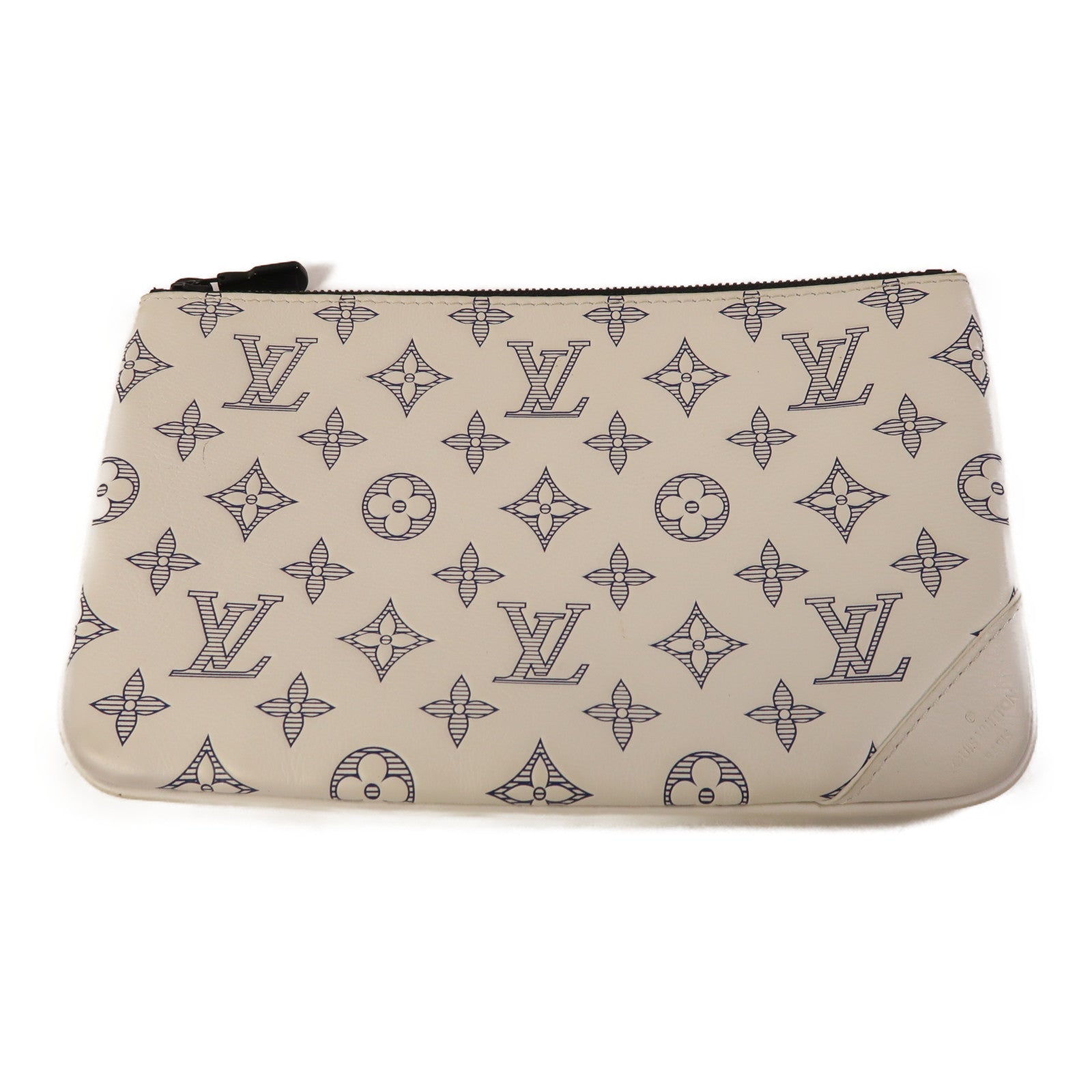 LOUIS VUITTON LV Trio Messenger Shoulder Bag M24754 Monogram Shadow White