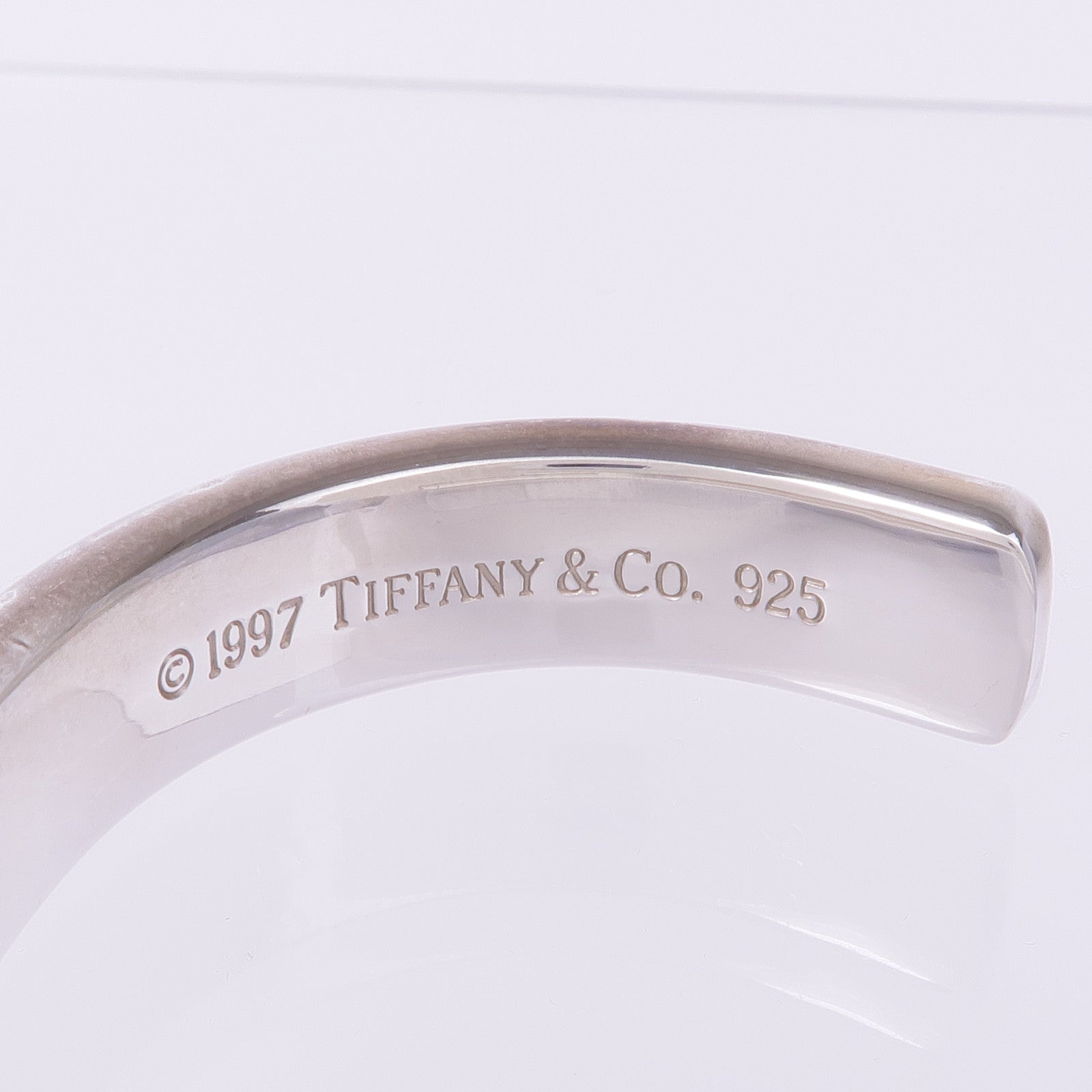 TIFFANY＆CO 925純銀1837 Cuff手鐲