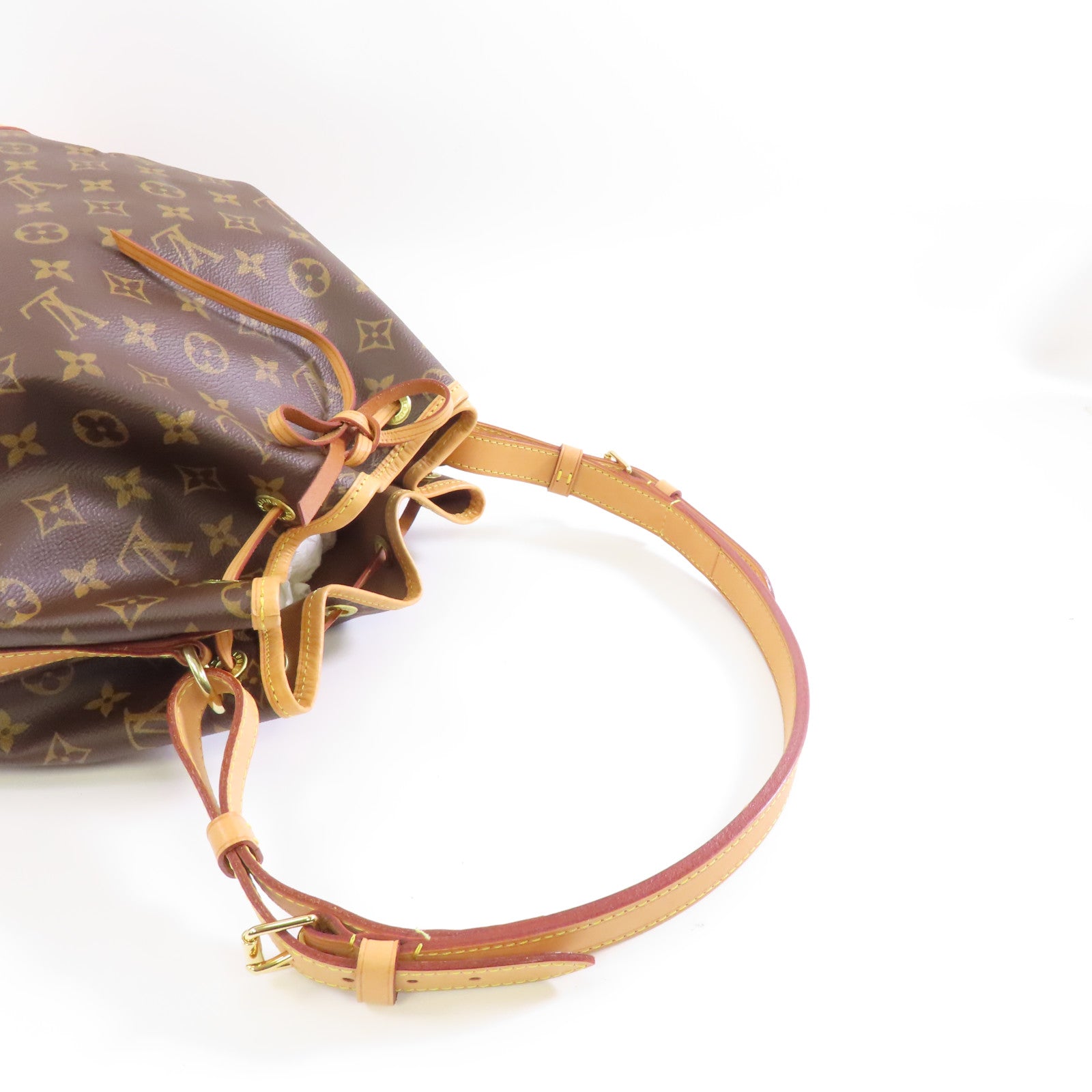 LOUIS VUITTON Monogram Noe金扣肩背袋啡色