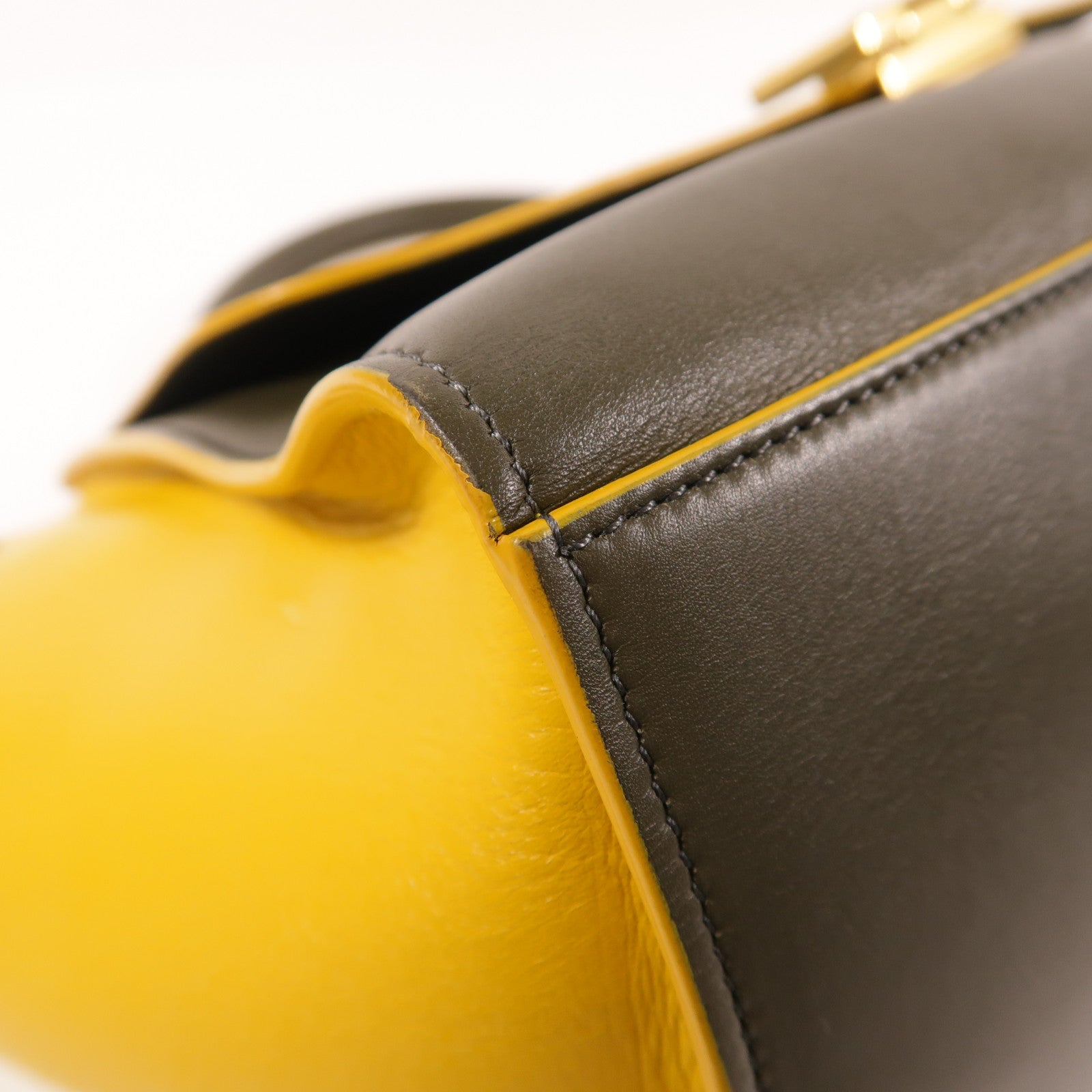 CELINE 牛皮皮革Trapeze金扣手挽肩背兩用袋