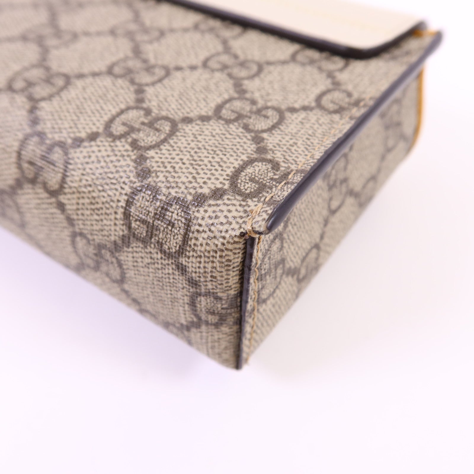 GUCCI 塗層帆布GG Supreme Mini Padlock Bag金扣手挽肩背兩用袋