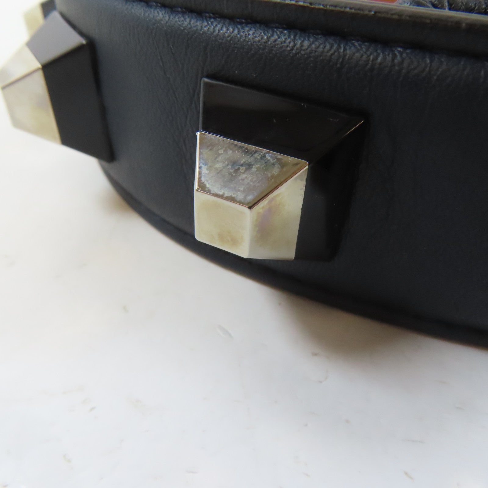 FENDI (PRICE DOWN) SHW Belt Calfskin Leather Black