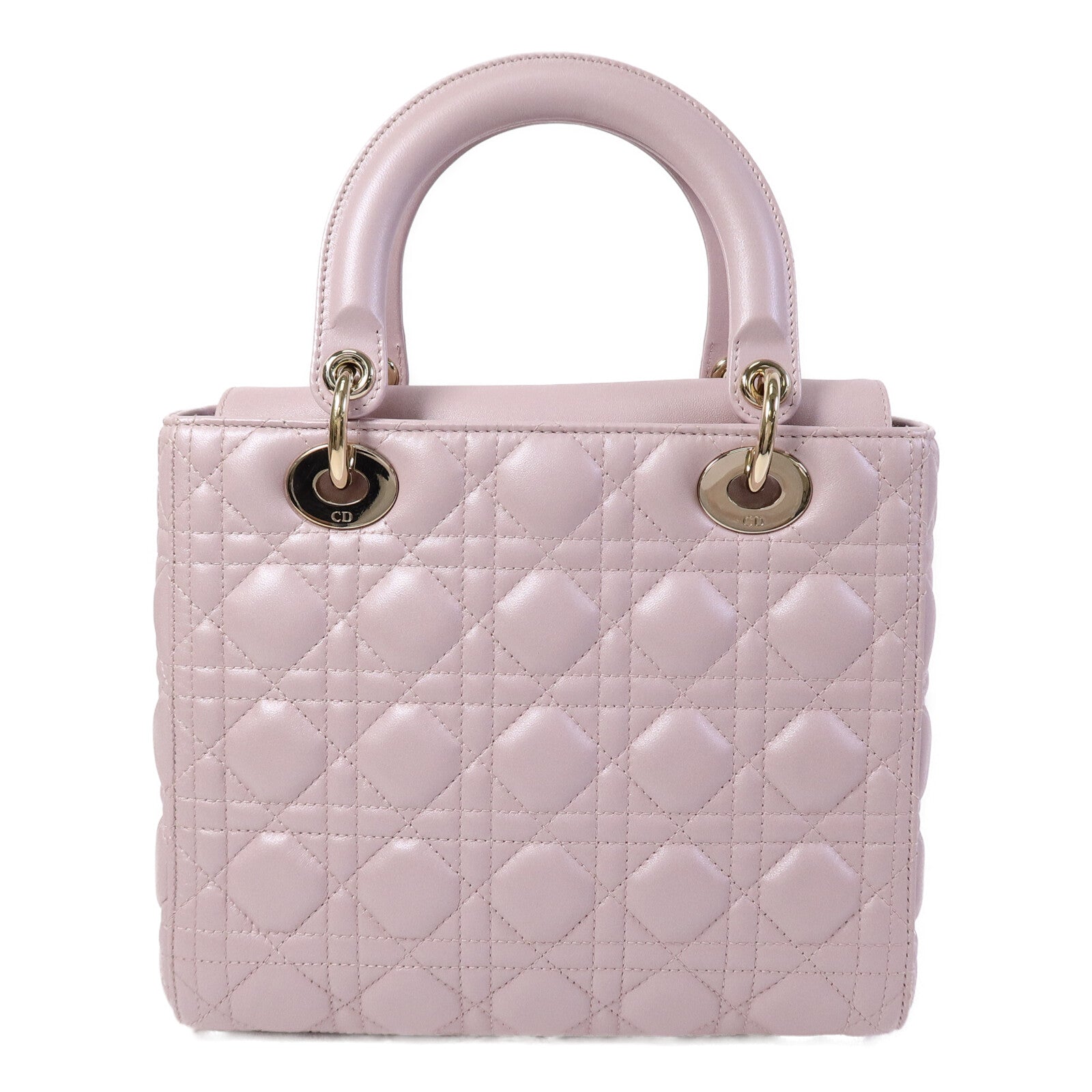 Dior 羊皮皮革Lady Dior Medium手挽肩背兩用袋
