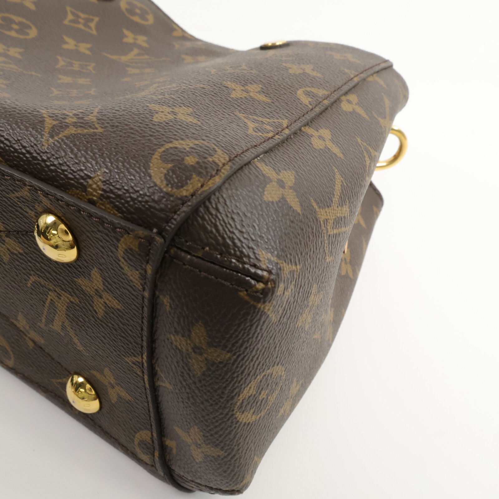 LOUIS VUITTON Monogram Montaigne BB手挽肩背兩用袋棕色