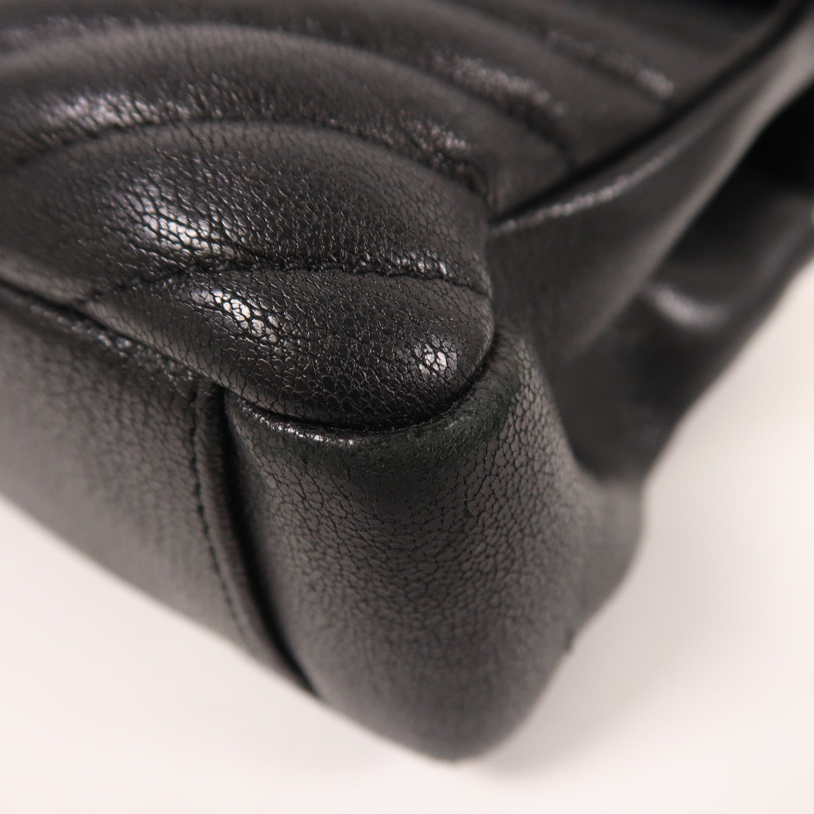 SAINT LAURENT 牛皮皮革Chain Shoulder銀扣手挽肩背兩用袋