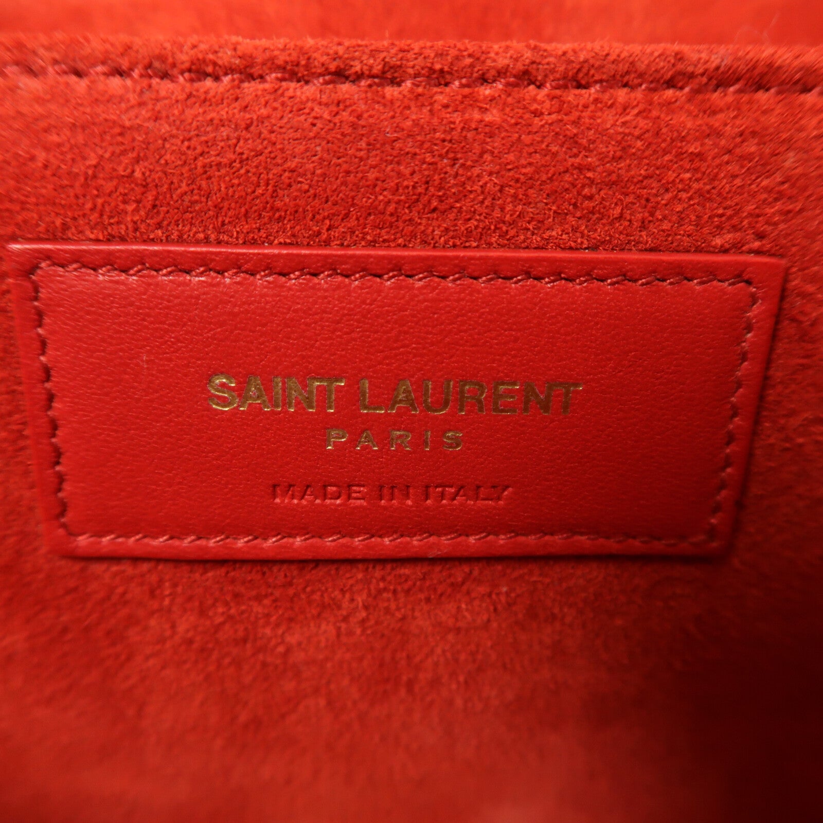 SAINT LAURENT 牛皮皮革Clutch金扣手拿包
