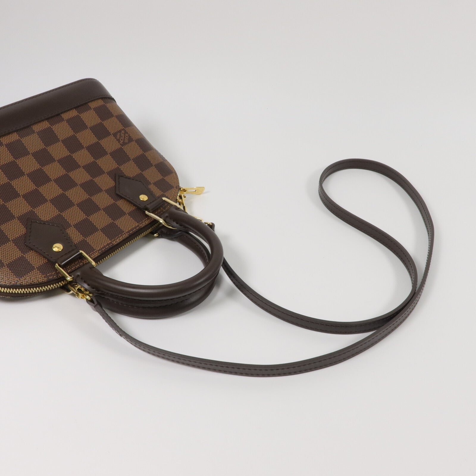 LOUIS VUITTON Damier Alma BB手挽肩背兩用袋