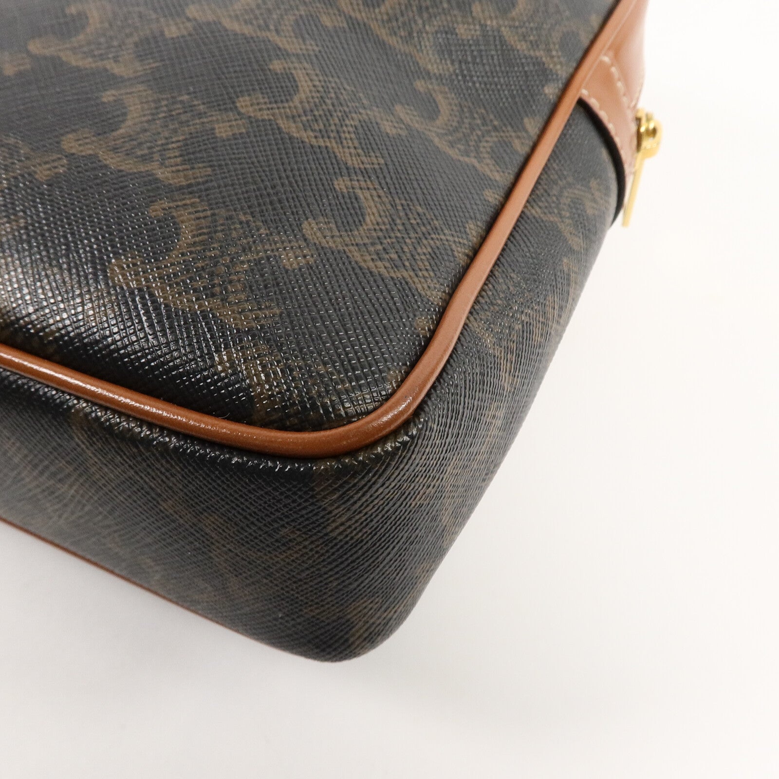 CELINE Triomphe Canvas Patapans Medium鏈帶肩背袋