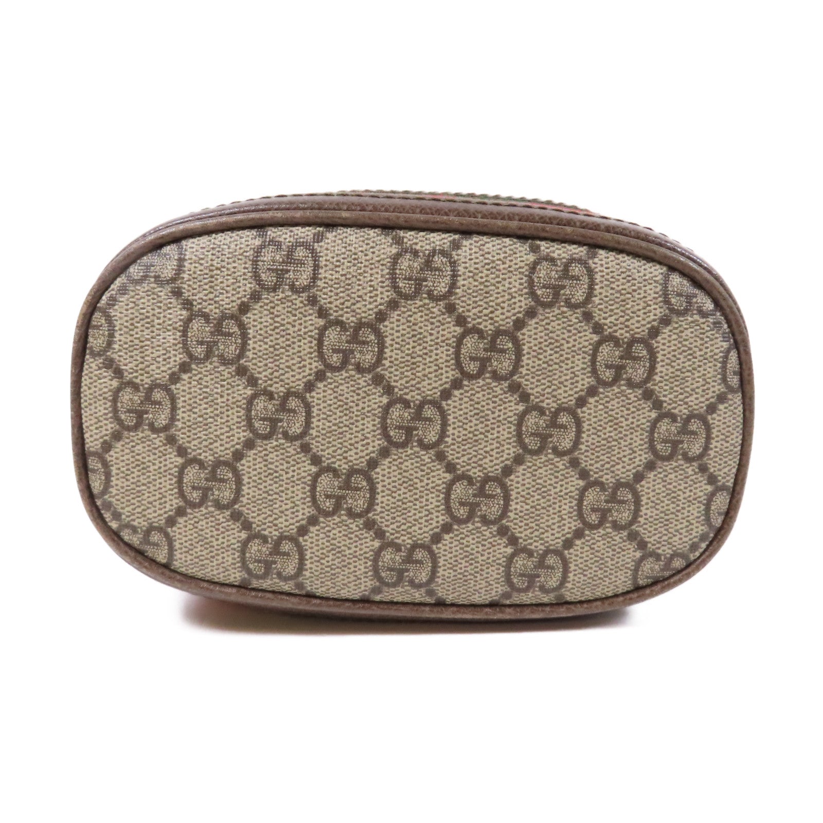 GUCCI 塗層帆布Ophidia Bucket Bag金扣肩背袋啡色