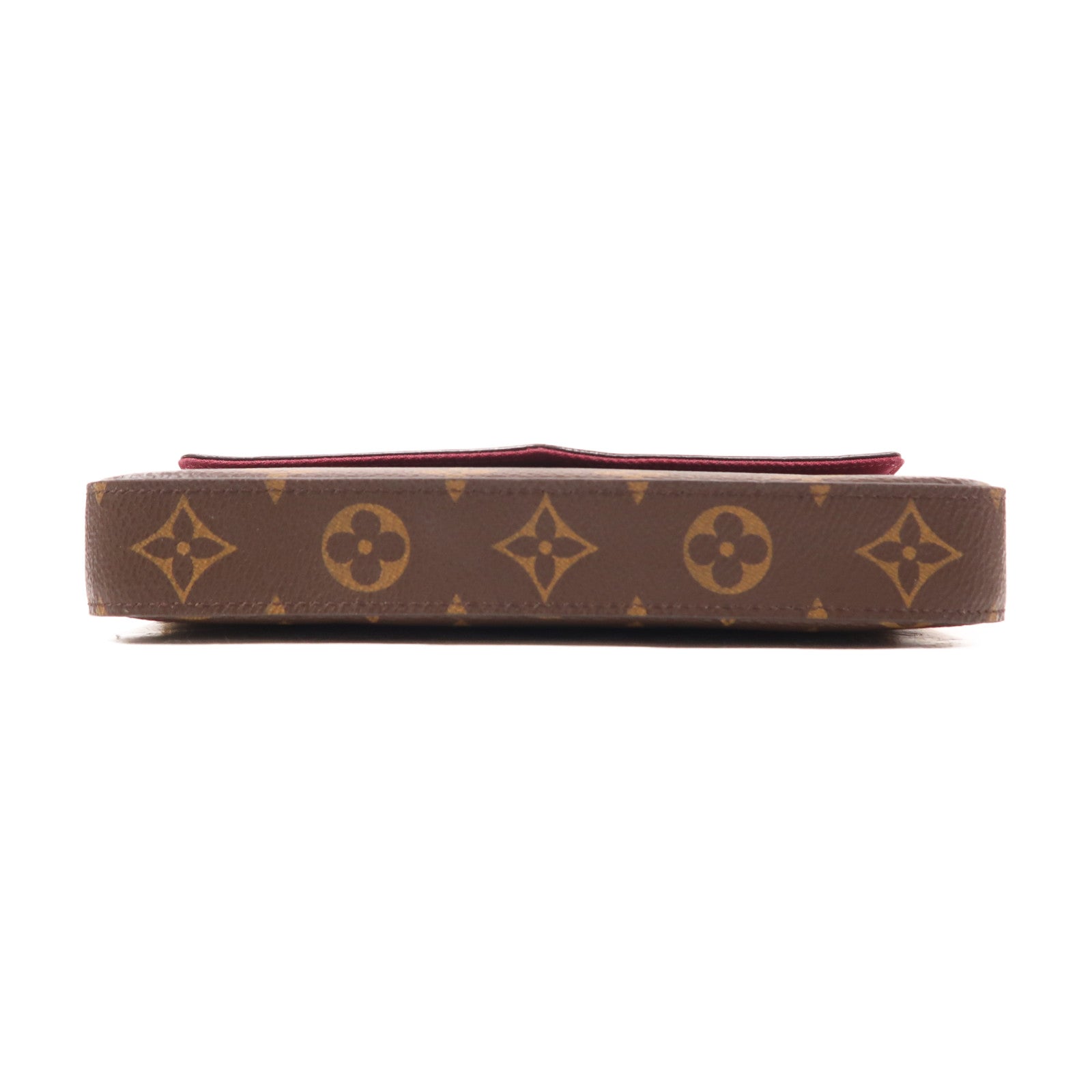 LOUIS VUITTON Monogram Pochette Felicie金扣鏈帶肩背袋
