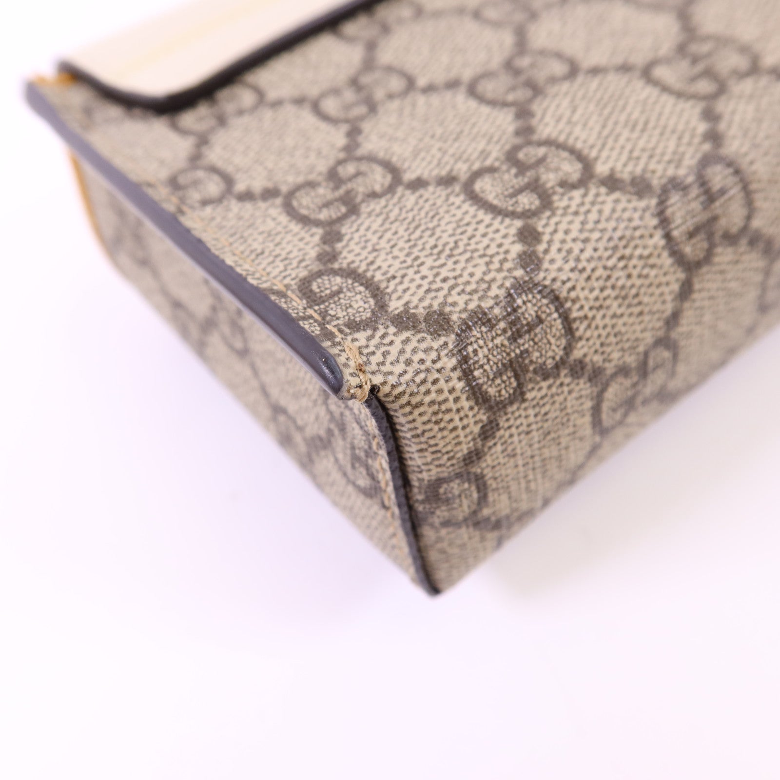 GUCCI 塗層帆布GG Supreme Mini Padlock Bag金扣手挽肩背兩用袋