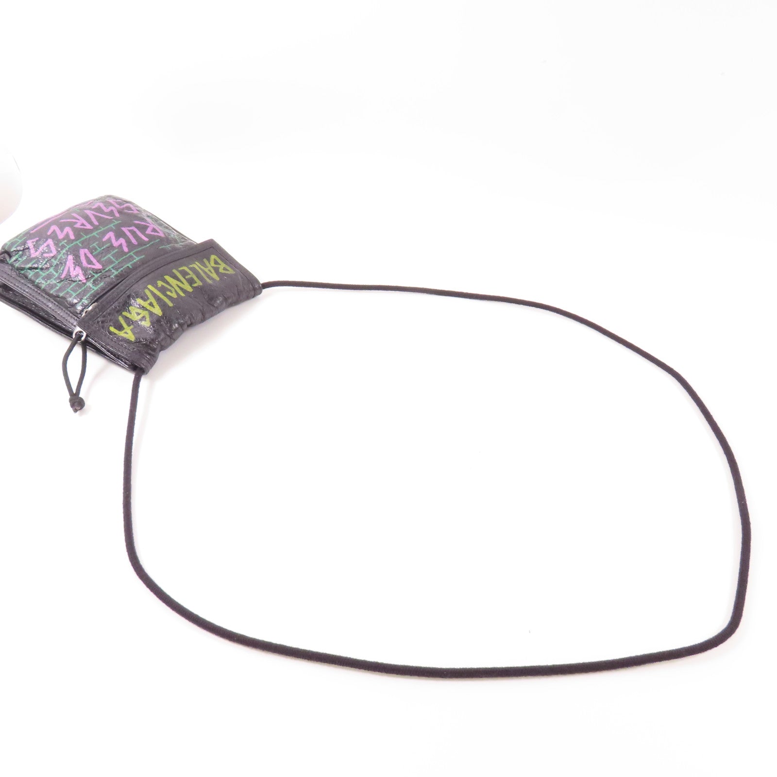 BALENCIAGA 牛皮皮革Pouch Graffiti肩背袋