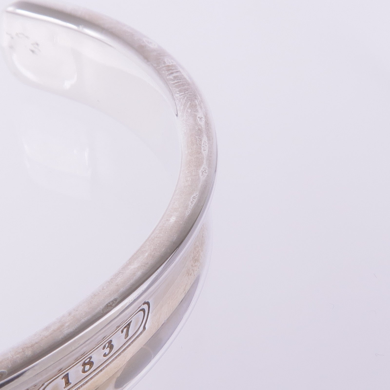 TIFFANY＆CO 925純銀1837 Cuff手鐲