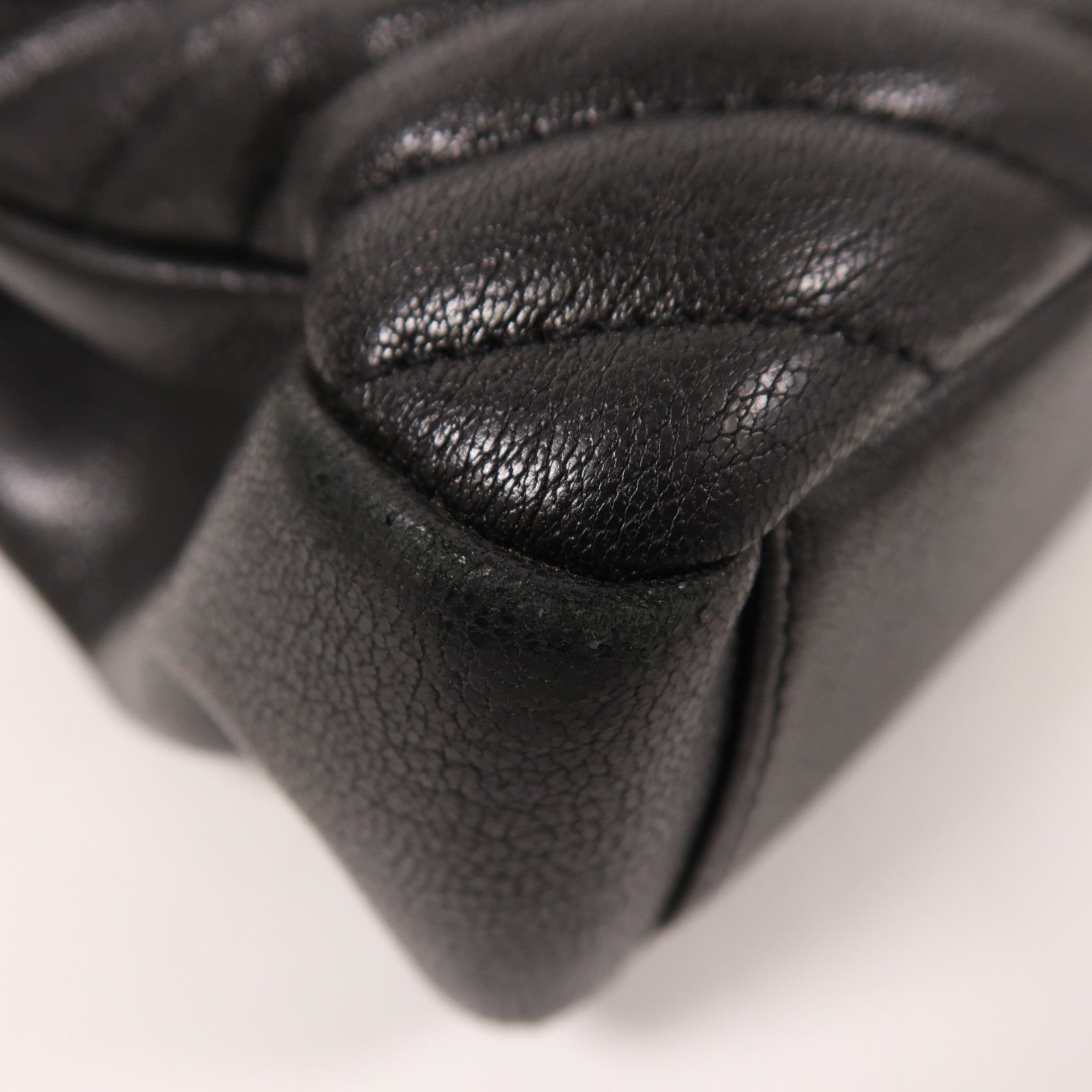 SAINT LAURENT 牛皮皮革Chain Shoulder銀扣手挽肩背兩用袋