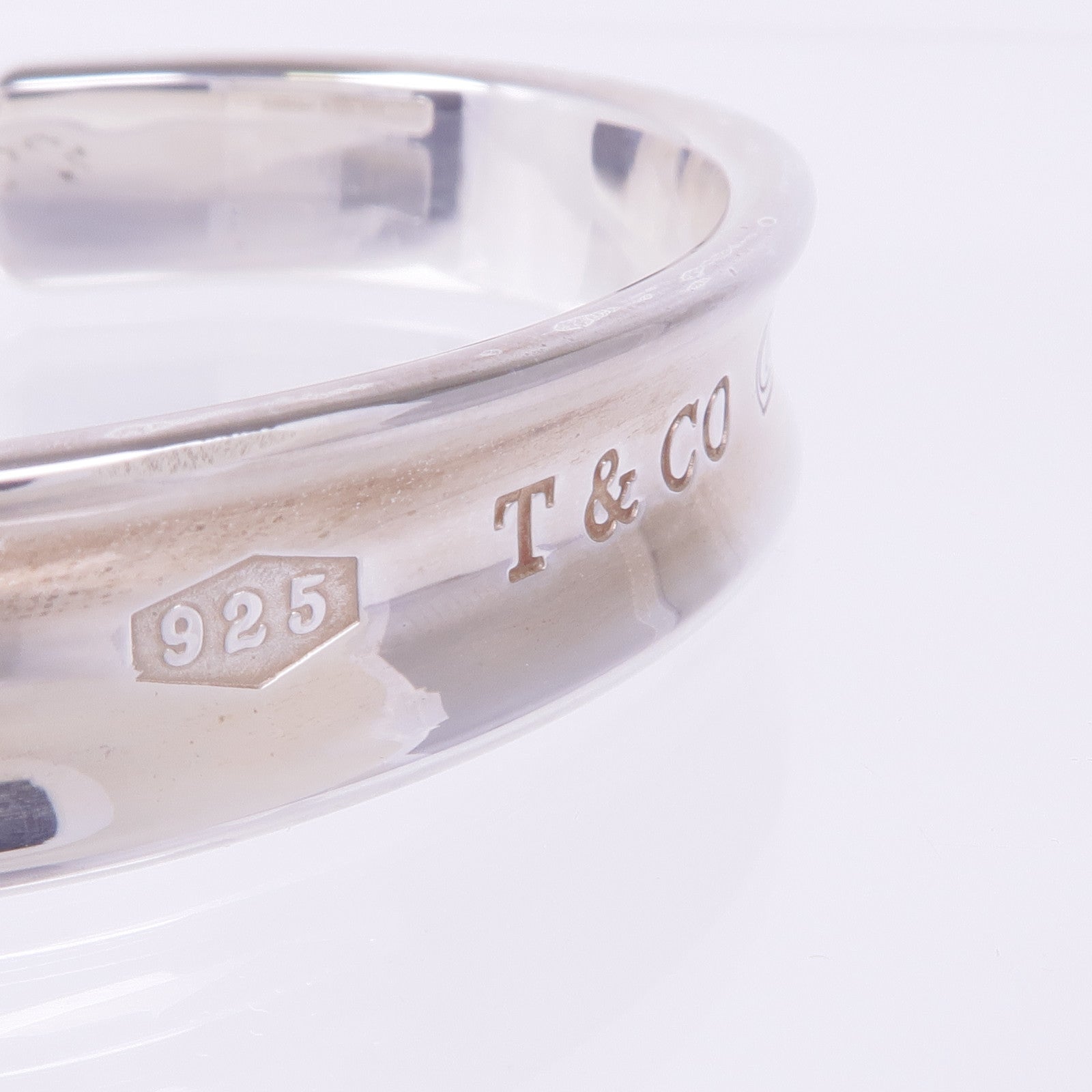 TIFFANY＆CO 925純銀1837 Cuff手鐲