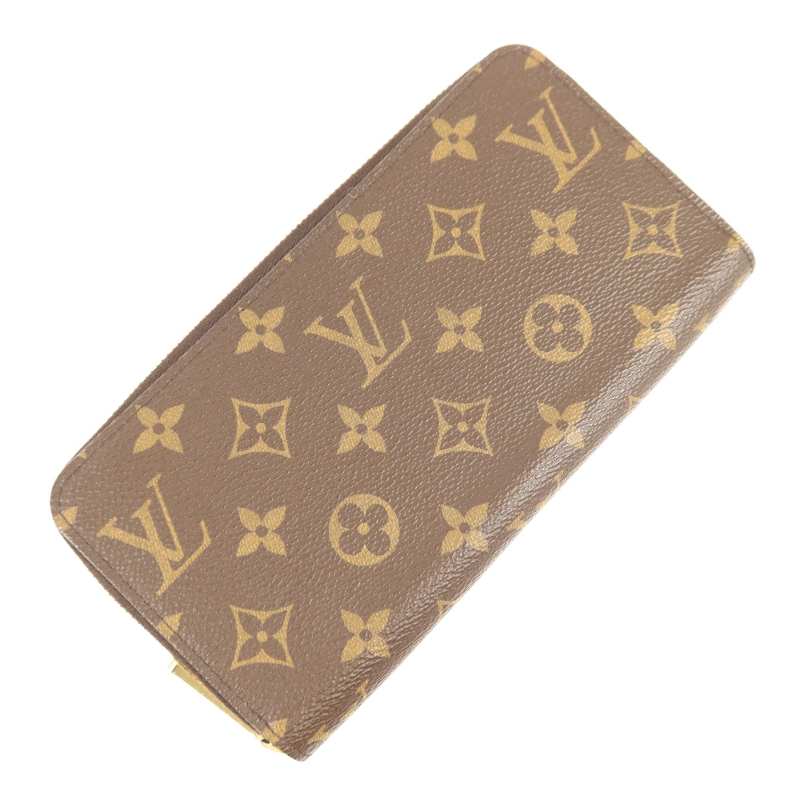 LOUIS VUITTON Monogram Zipper Long Wallet金扣長錢包